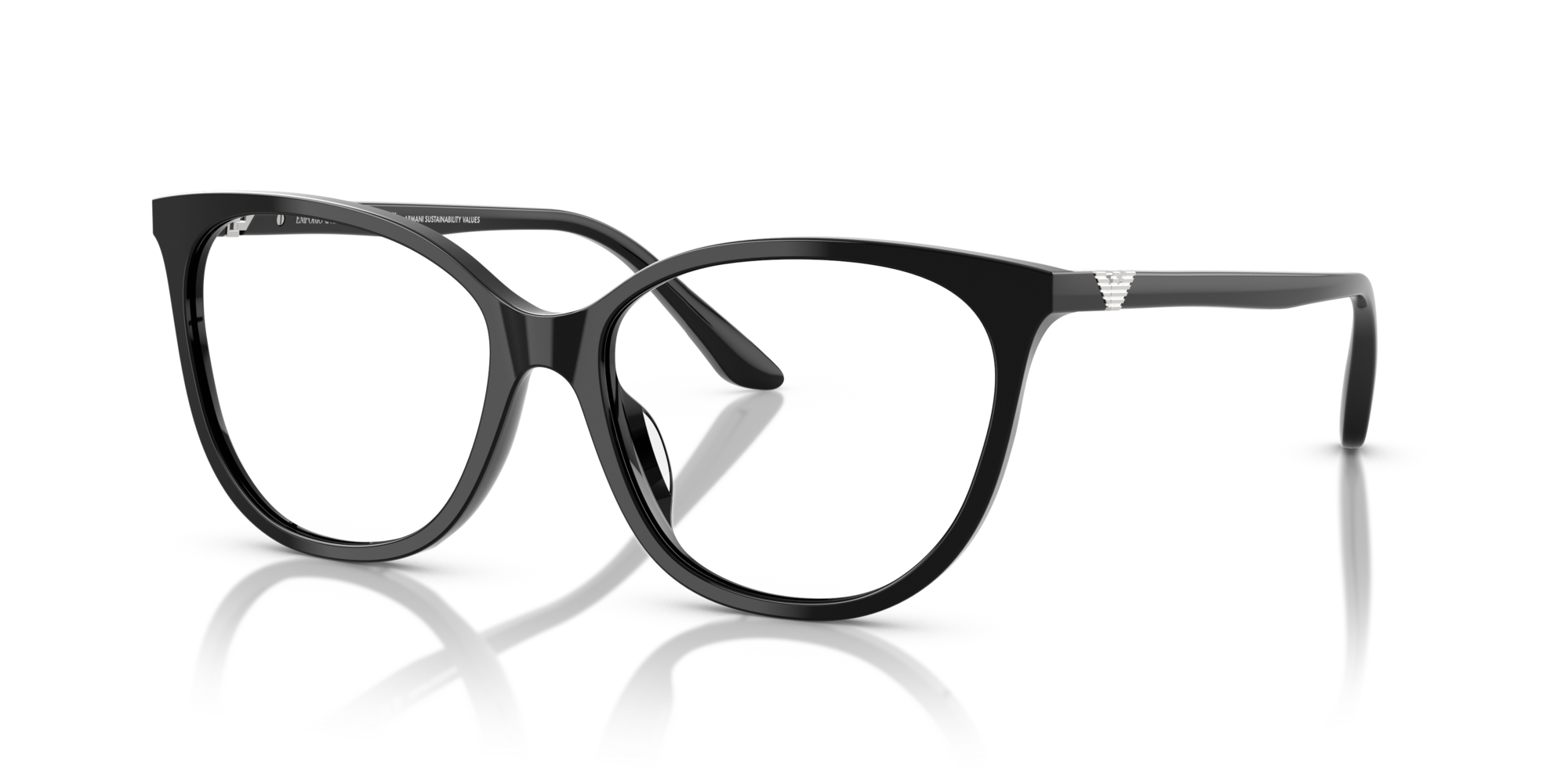 EMPORIO-3249U/G 5017 SHINY BLACK 55*16, , hi-res image number 0