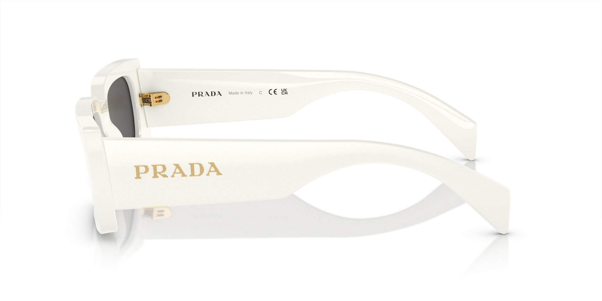 PRADA-A07S/S 1425S0 TALC(DARK GREY 52*20, Blanco, hi-res image number 2