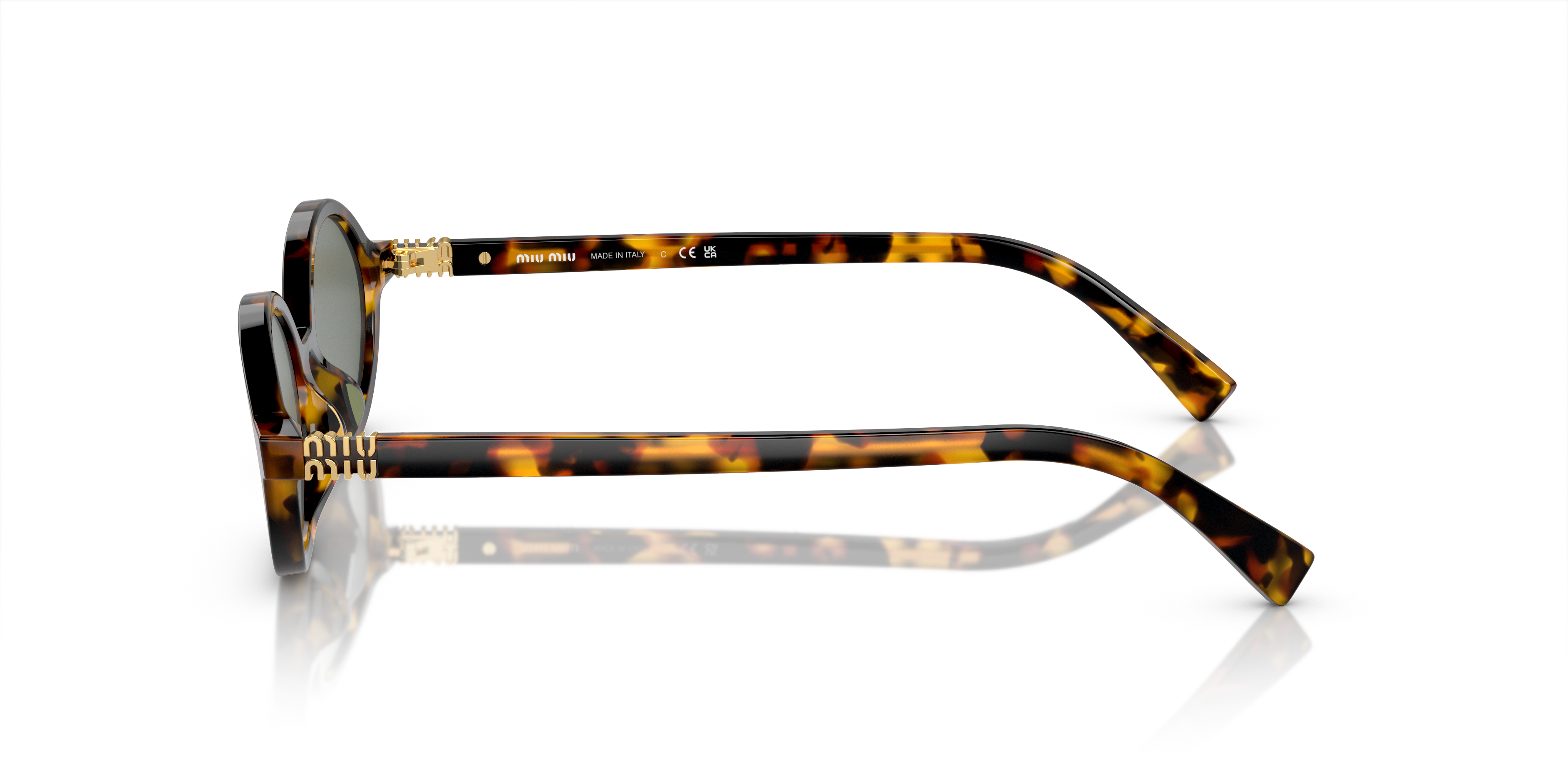 MIUMIU-04ZS/S VAU-04M HABANA(GRIS) 50*18, Havana-Miel, hi-res image number 2