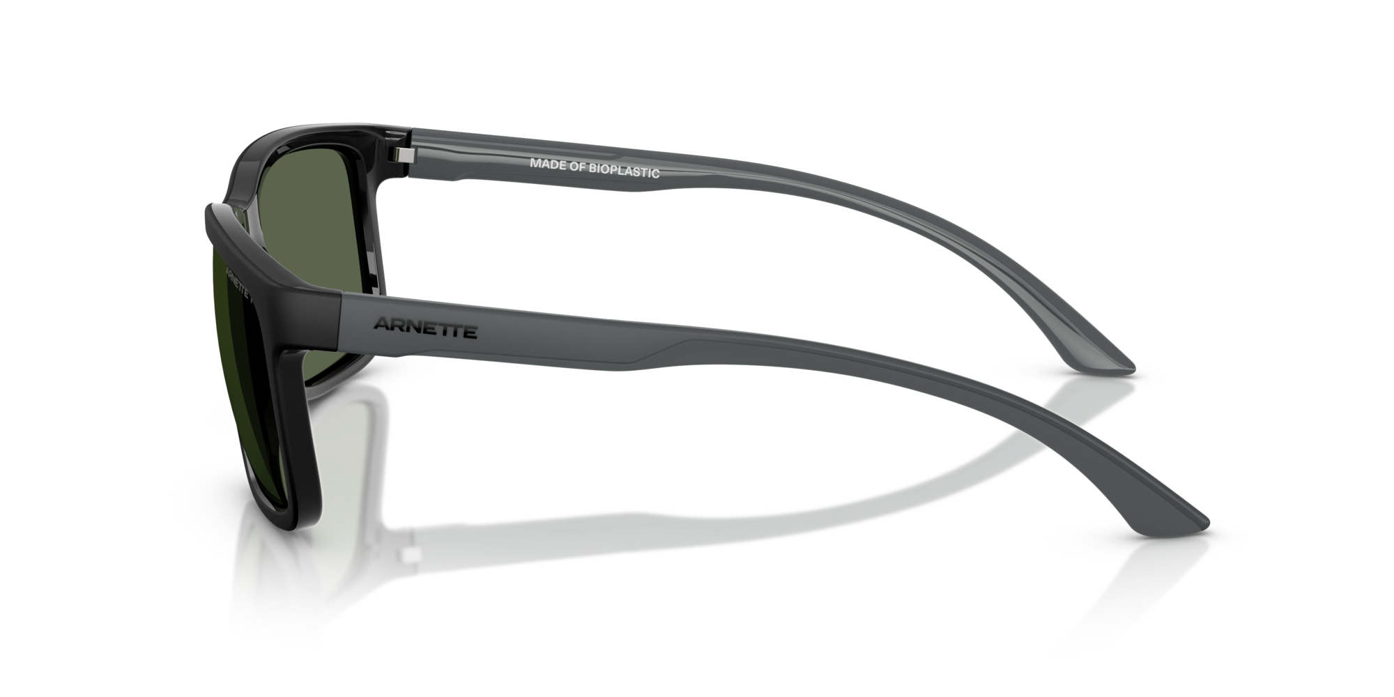 ARNETTE-4359 29919A BLACK MATTE/SHINY(DARK GREEN POLAR 57*18, Negro, hi-res image number 2