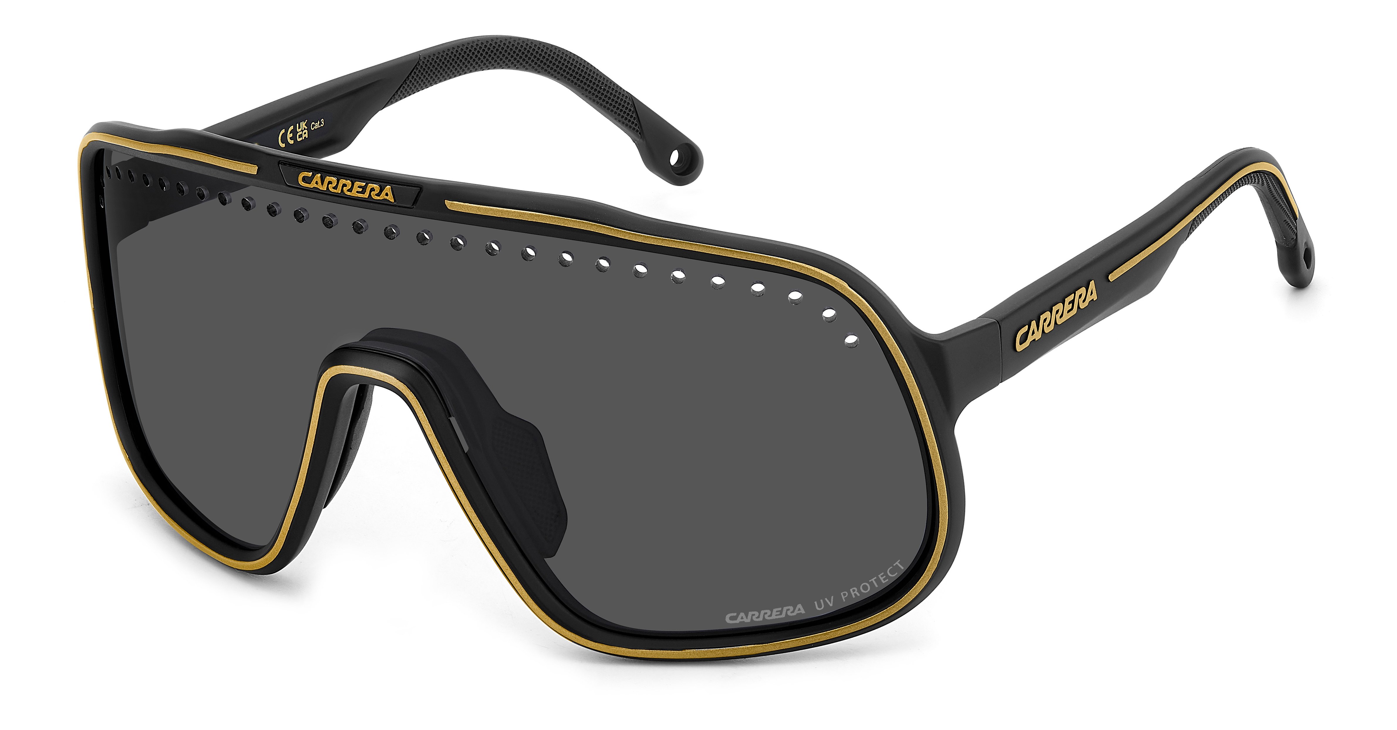 CARRERA-C-SPORT-02/S I46*IR MATTE BLACK GOLD(GREY 99*1, Negro mate | Dorado, hi-res image number 0