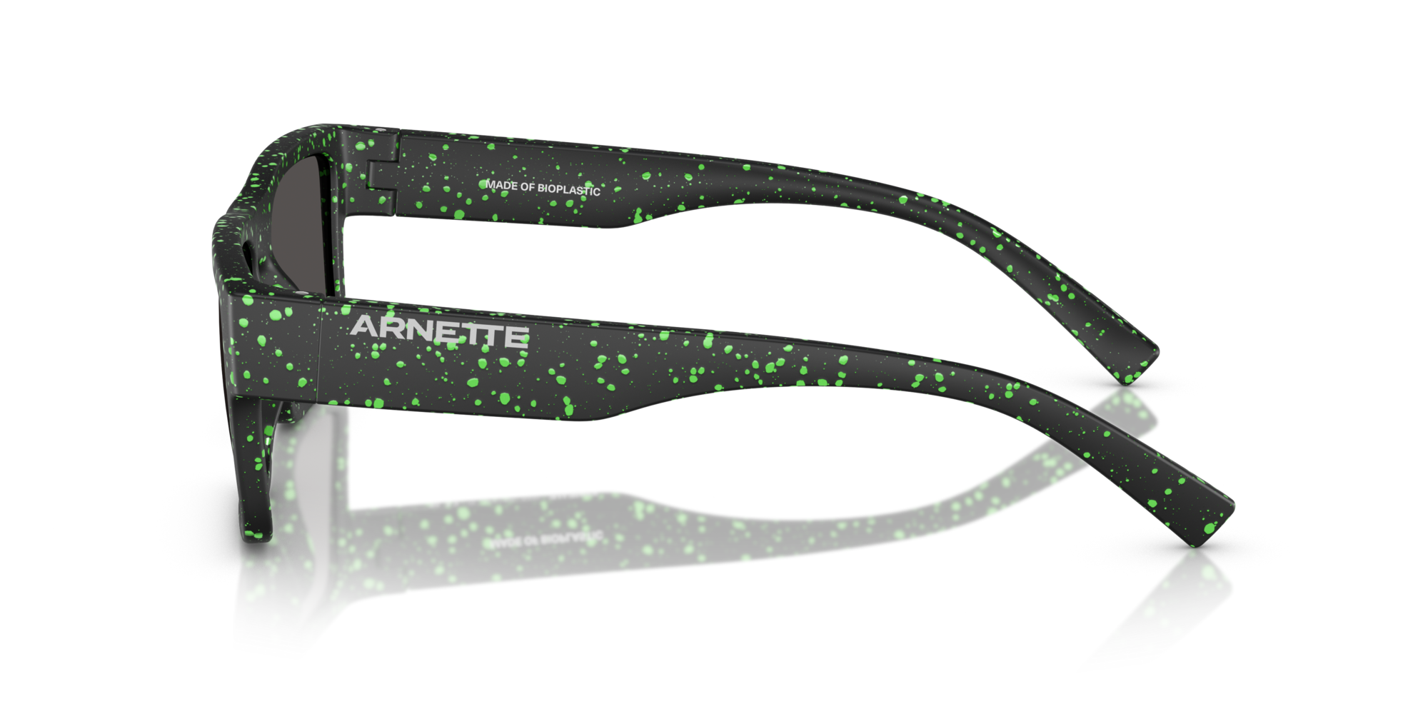 ARNETTE-4344 297187 MT BLACK/GEKKO GREEN SPLATTER 54*19, , hi-res image number 2