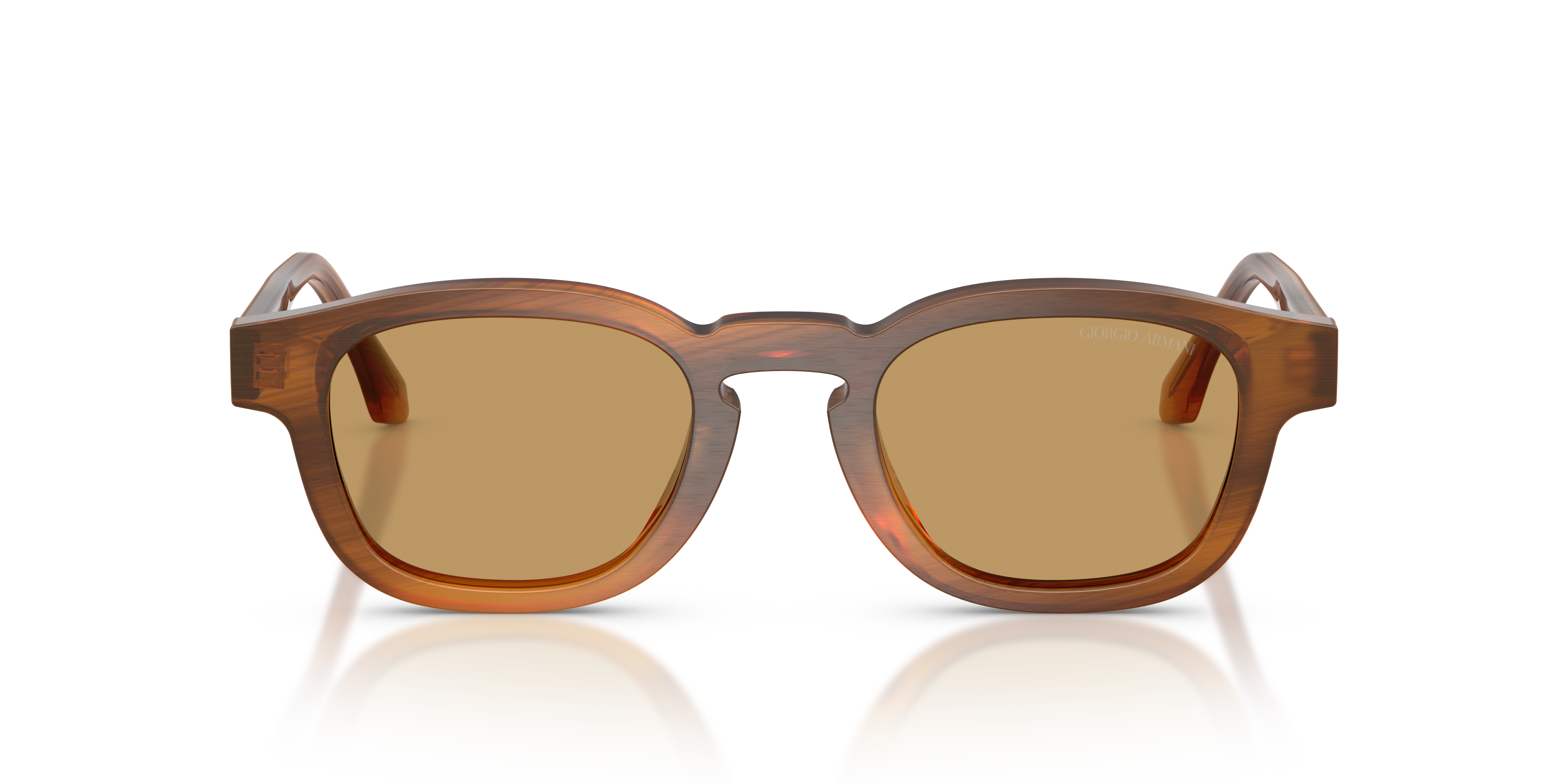 ARMANI-8254U/S 616373 BRUSHED STRIPED HONEY(BROWN 48*22, , hi-res image number 1