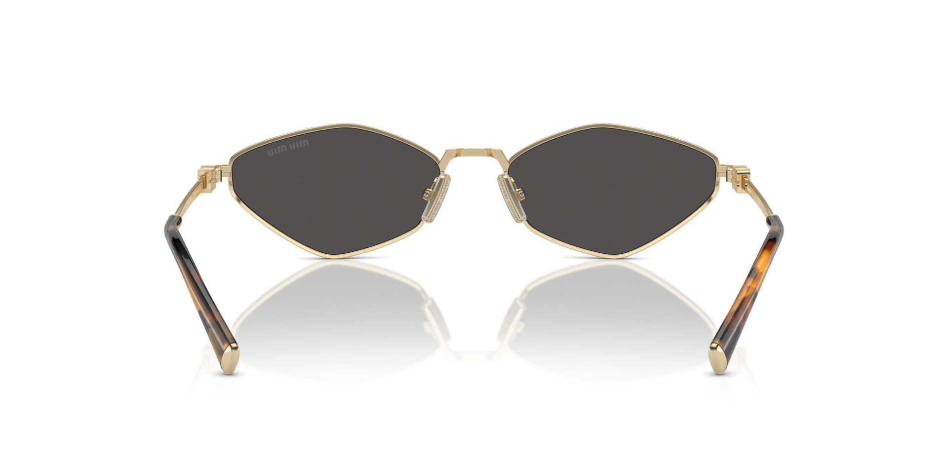 MIUMIU-56ZS/S ZVN5S0 PALE GOLD (DARK GREY) 56*17, Dorado, hi-res image number 3