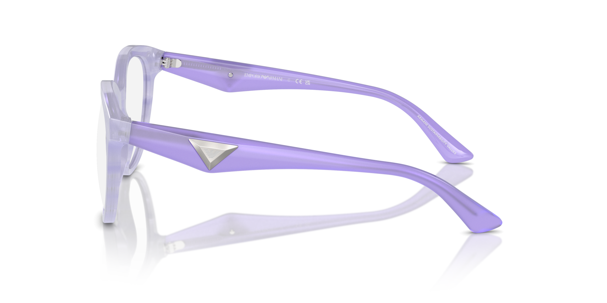 EMPORIO-3236/G 6113 SHINY STRIPED LILAC 52*19, , hi-res image number 2
