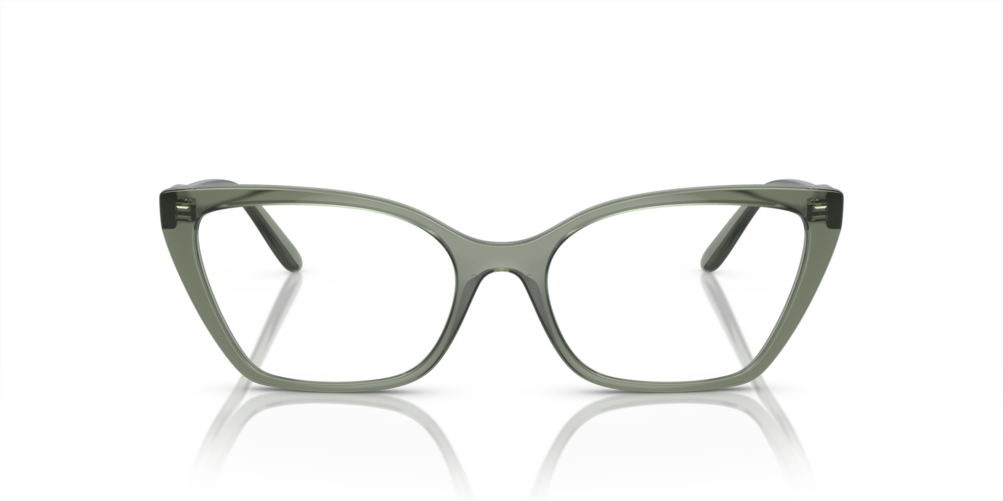 VOGUE-5519/G 3086 TRANSPARENT MALLARD GREEN 54*17, Verde transparente, hi-res image number 1