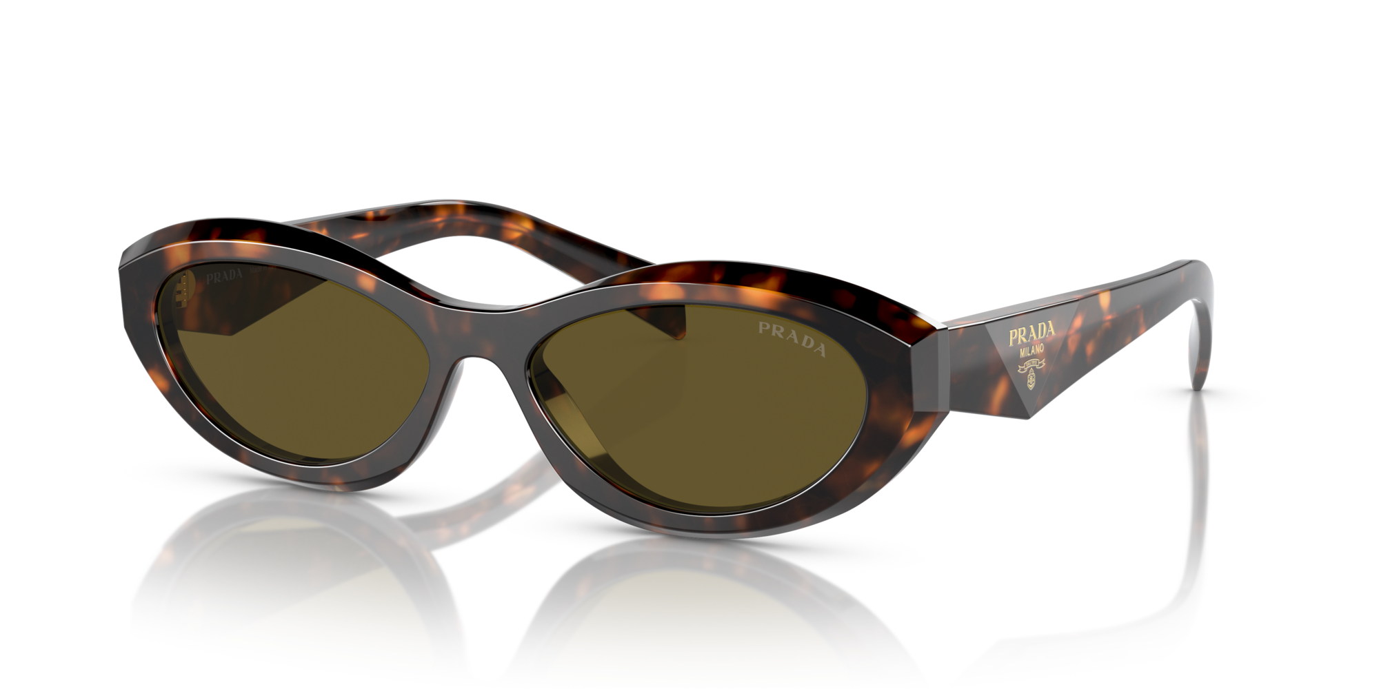 PRADA-26ZS/S 14L-09Z HABANA(MARRON) 55*16, Honey tortoise, hi-res image number 0