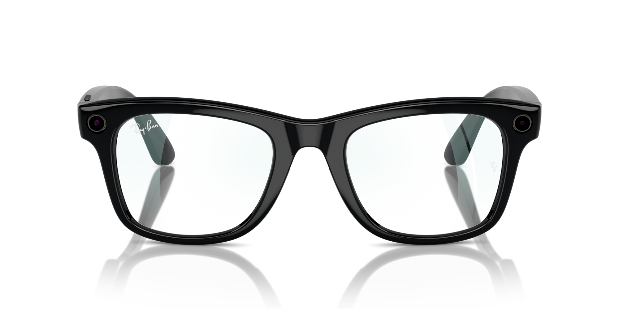 RB-META-4008 601/SB SHINY BLACK(CLEAR 53*22, Negro, hi-res image number 1