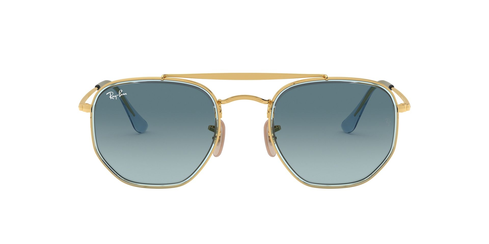 RB-3648M 91233M GOLD (BLUE GRADIENT GREY) 52*23, Dorado, hi-res image number 3