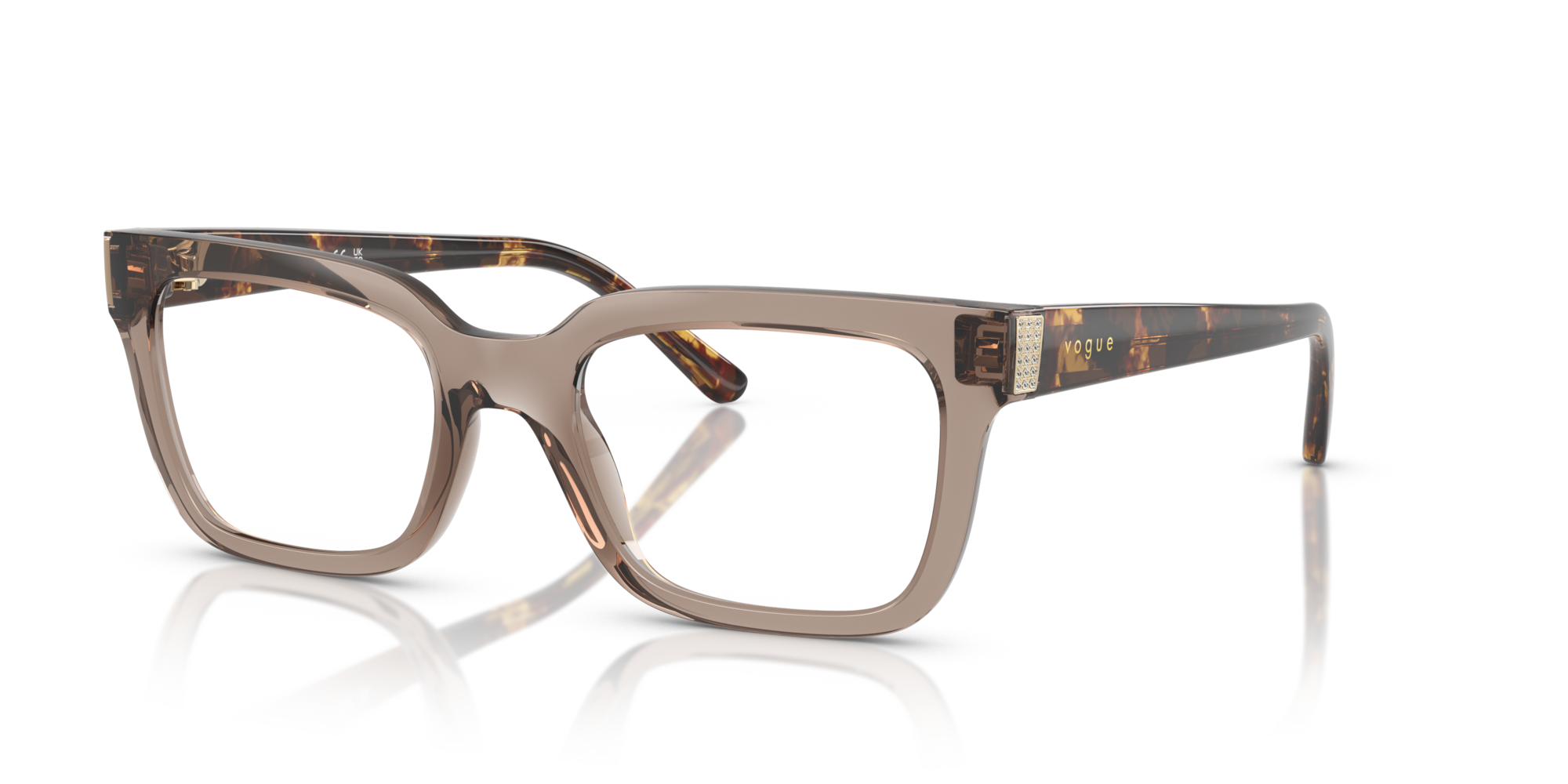VOGUE-5611B/G 2940 TRANSPARENT BROWN 52*20, , hi-res image number 0