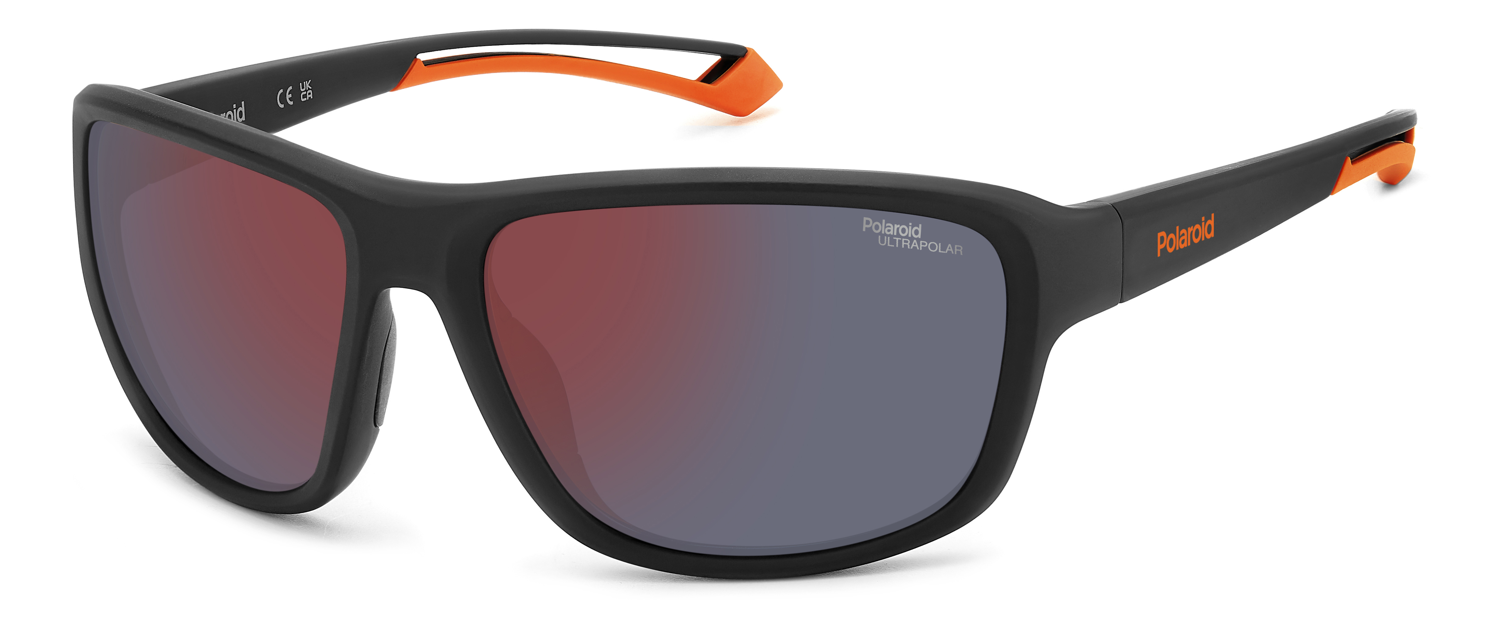 POLAROID-7049/S 8LZ BLACK ORANGE 62*17, Negro | Naranja, hi-res image number 0