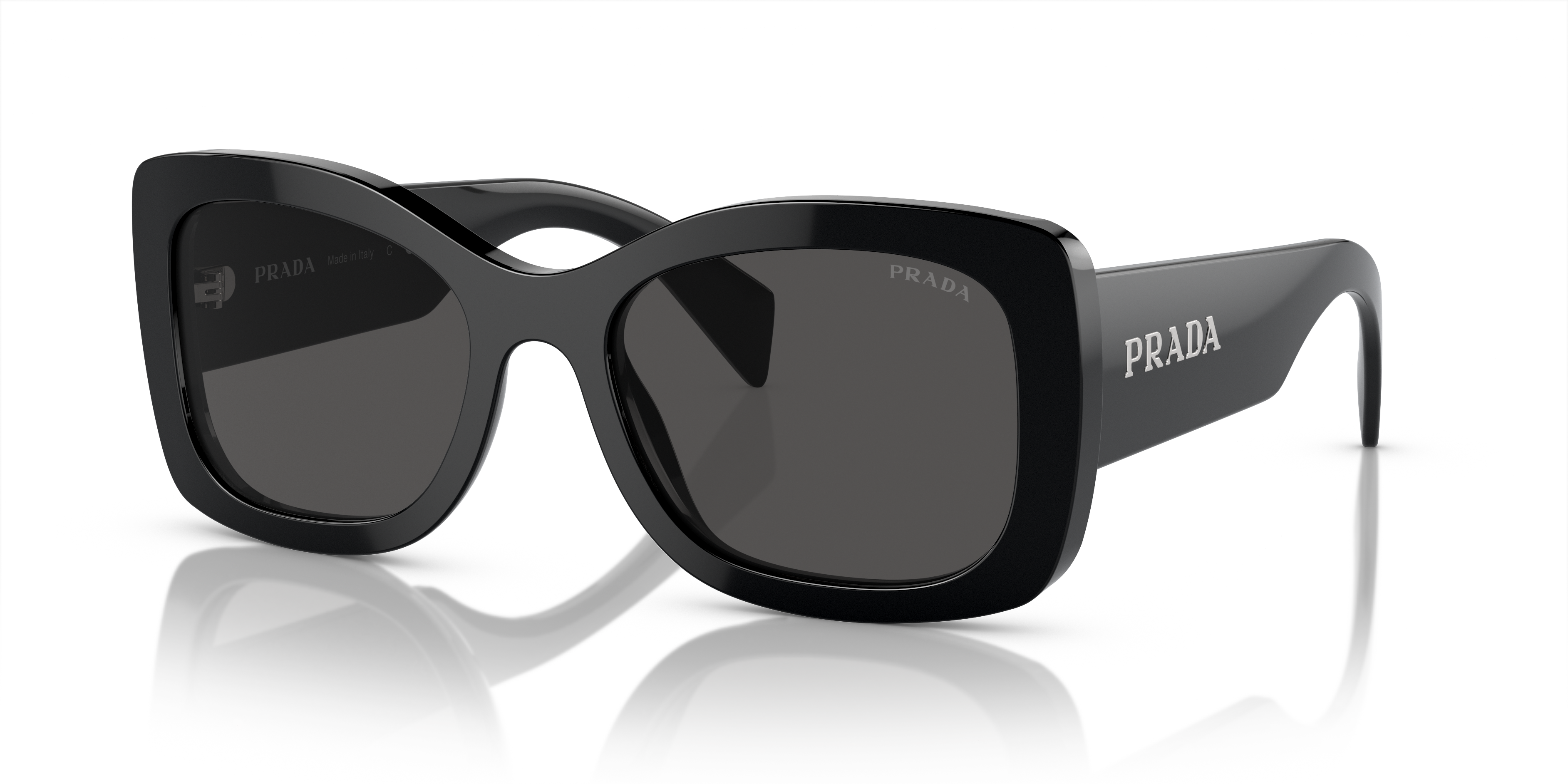 PRADA-A08S/S 1AB5S0 BLACK (GREY 56*15, , hi-res image number 0