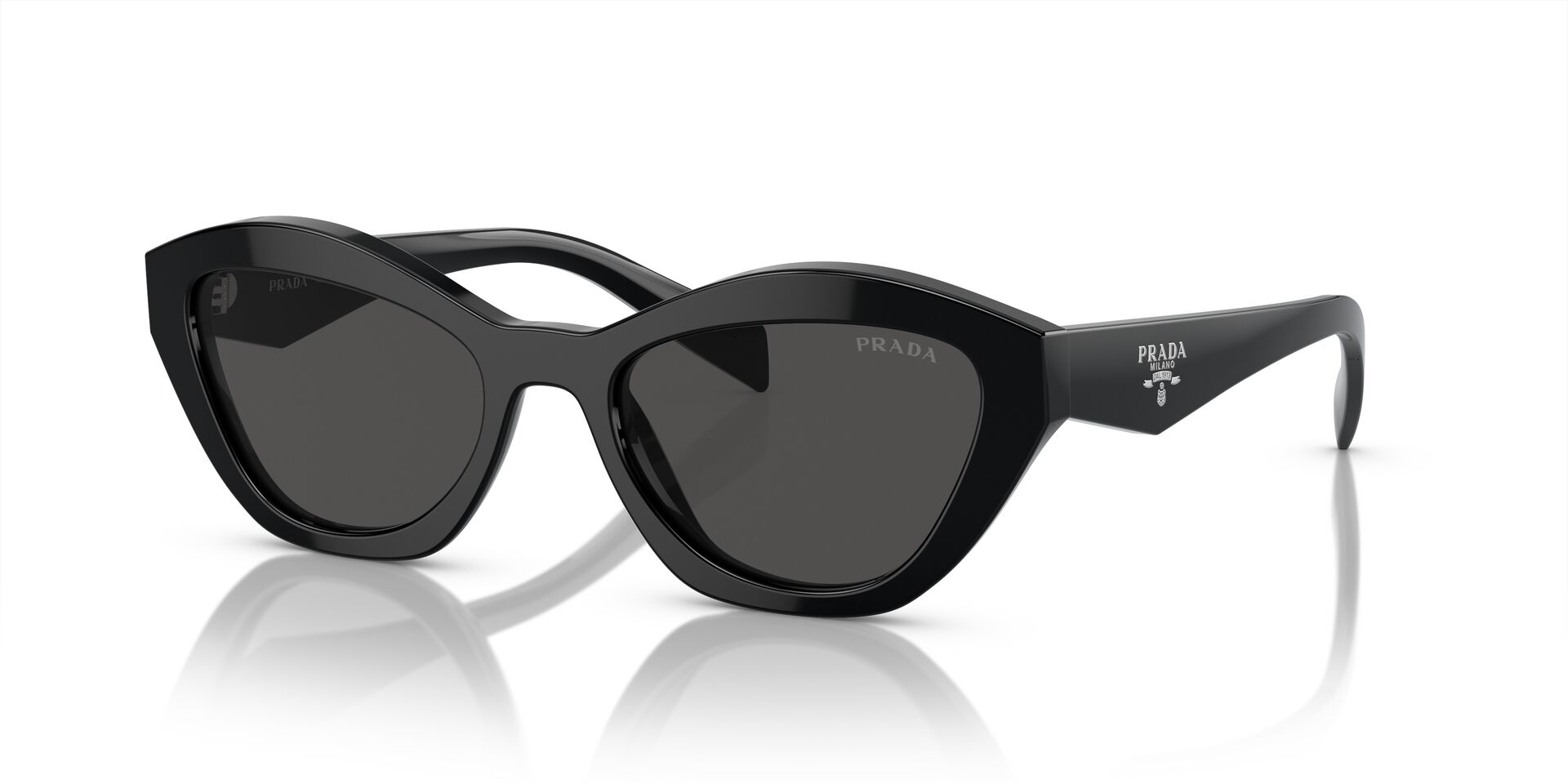 PRADA-A02S/S 16K08Z BLACK(DARK GREY 52*19, Negro, hi-res image number 0