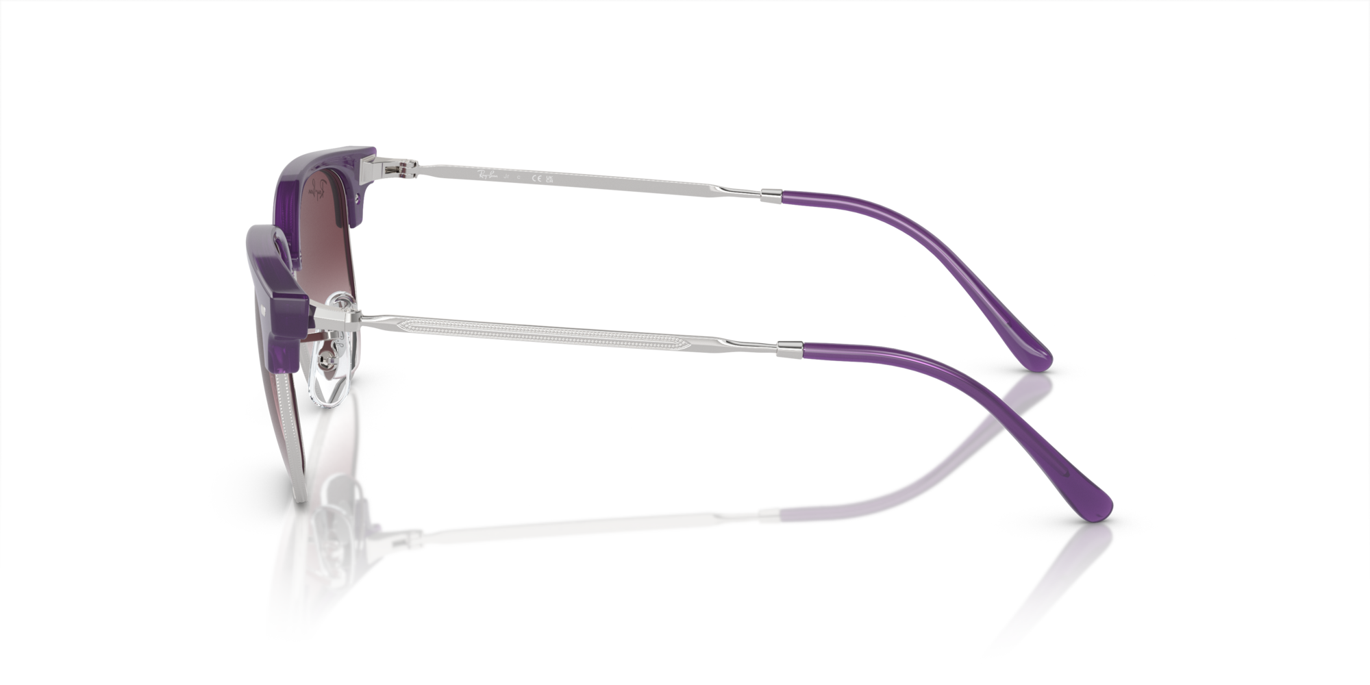 RJ-9116S 713136 OPAL VIOLET ON SILVER(GREY GRADIENT VIOLET 47*17, Violeta | Plata, hi-res image number 2
