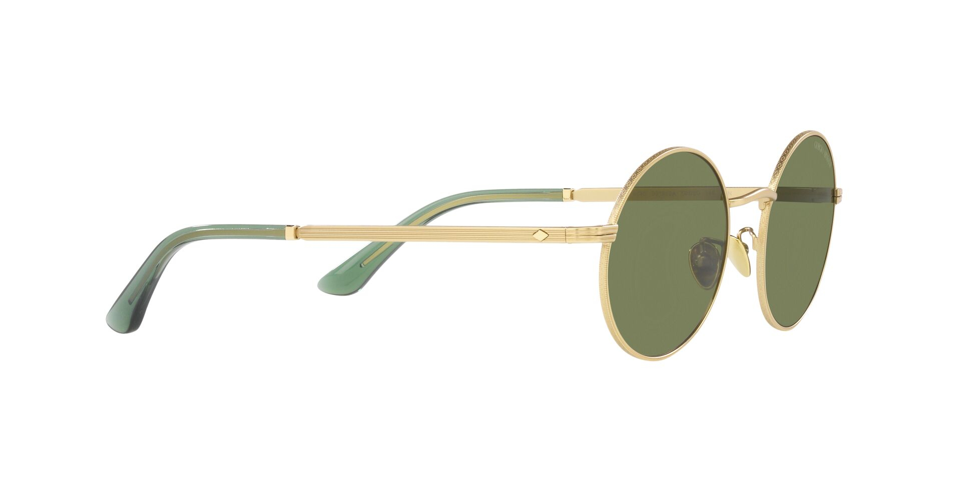 ARMANI-6140/S 30132A MATTE PALE GOLD(GREEN 50*20, Dorado, hi-res image number 2