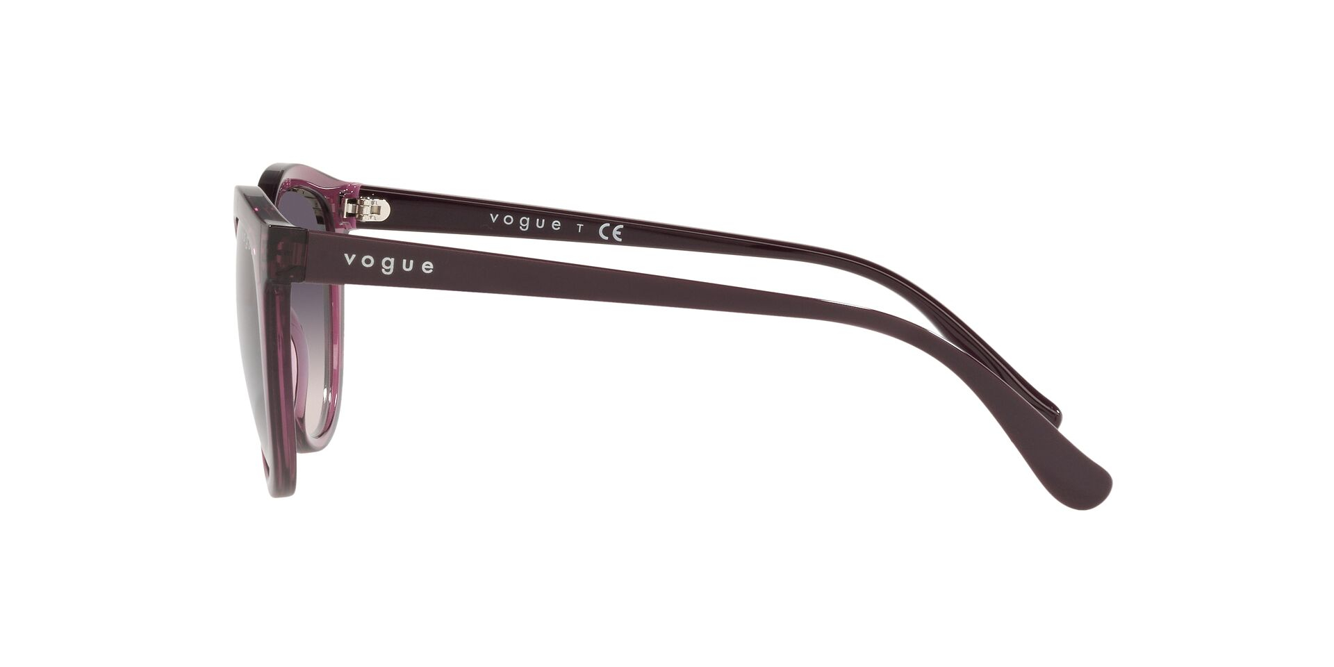VOGUE-5427/S 276136 TRANSPARENT PURPLE(PINK GRADIENT DARK GREY 50*20, Rojo-Violeta, hi-res image number 2