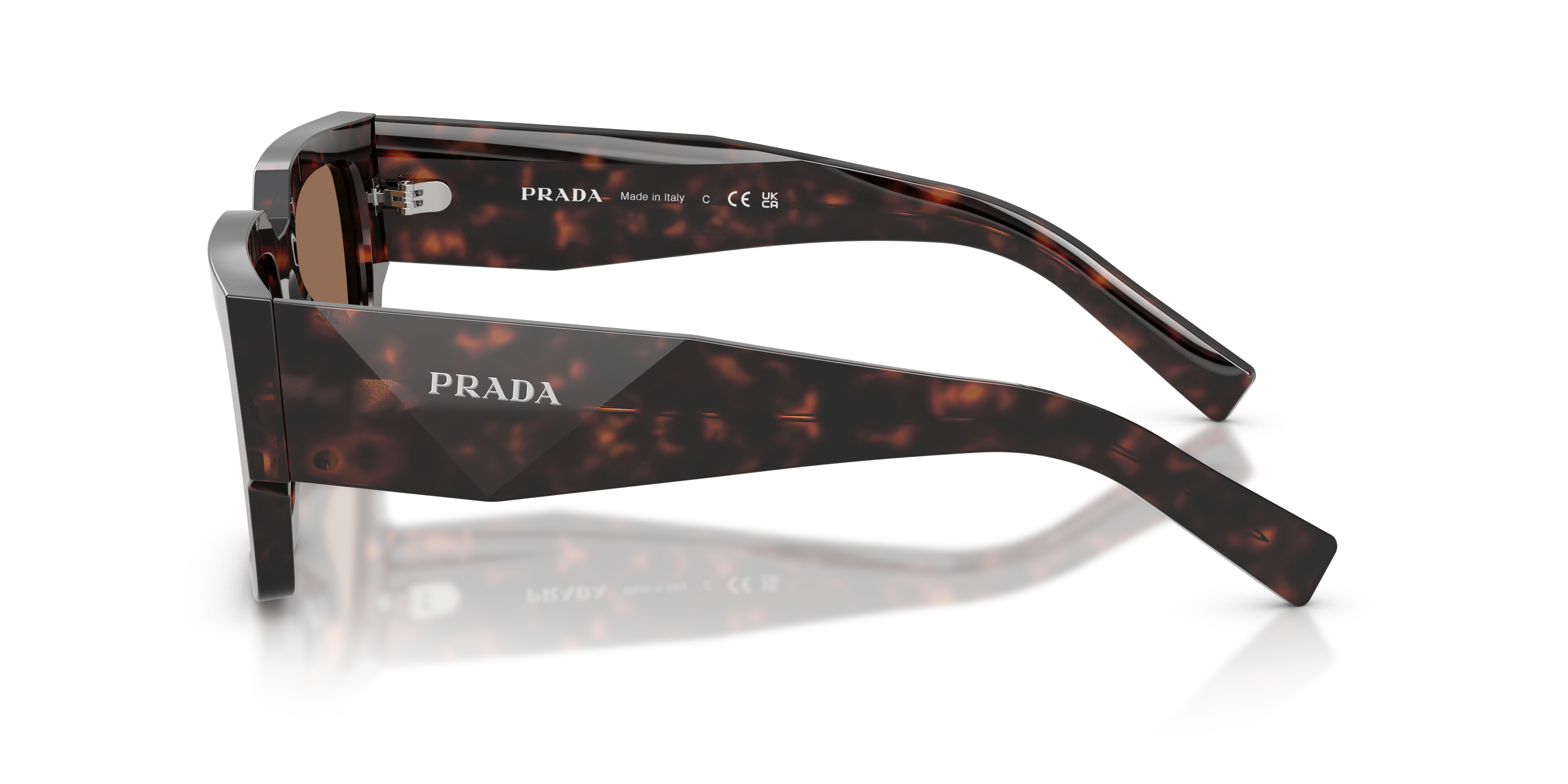 PRADA- B17S/S 17N06B ROOT TORTOISE(DARK BROWN 54*20, , hi-res image number 1