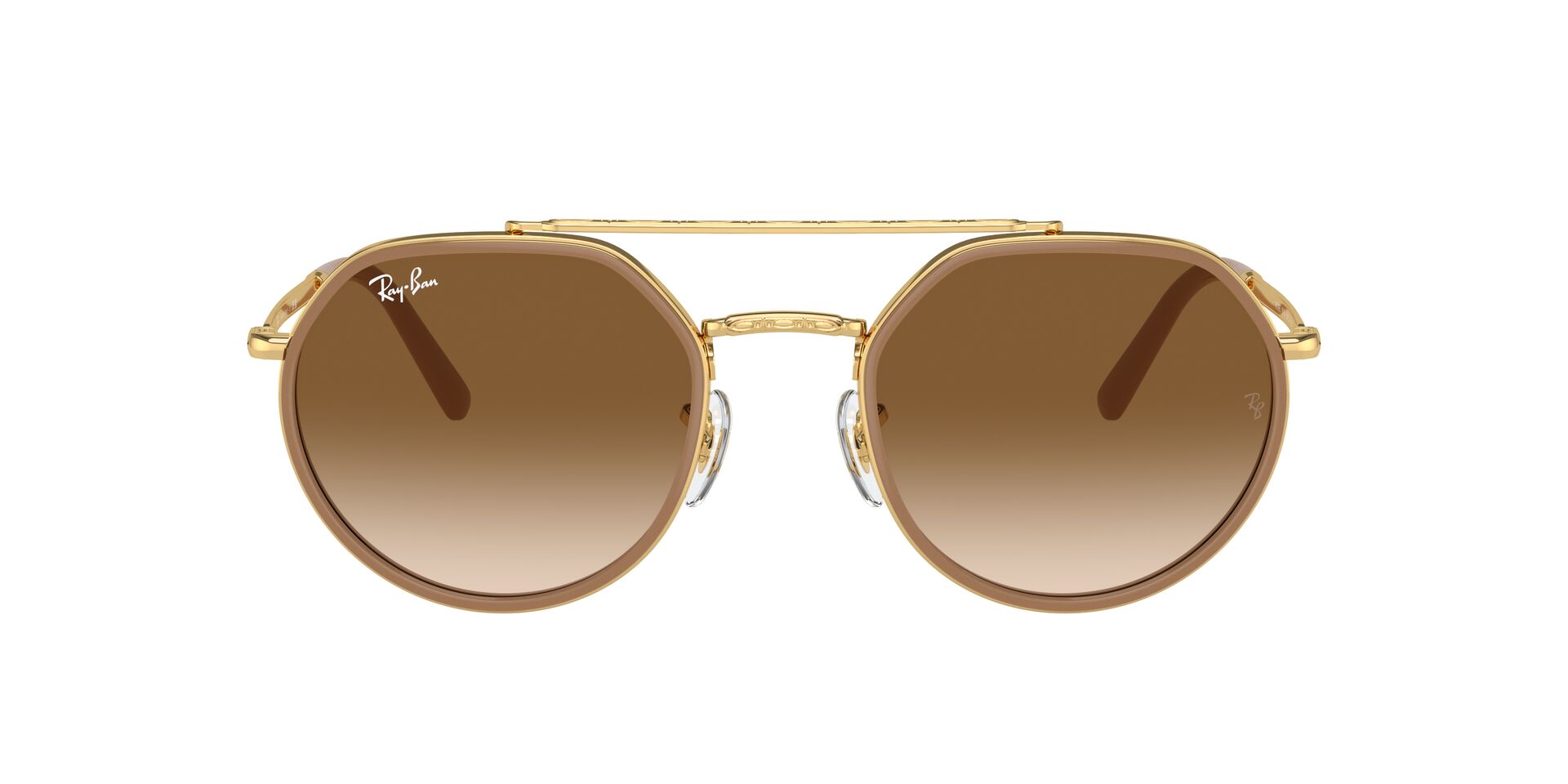 RB-3765 001/51 ARISTA(CLEAR GRADIENT BROWN 53*22, Dorado, hi-res image number 1