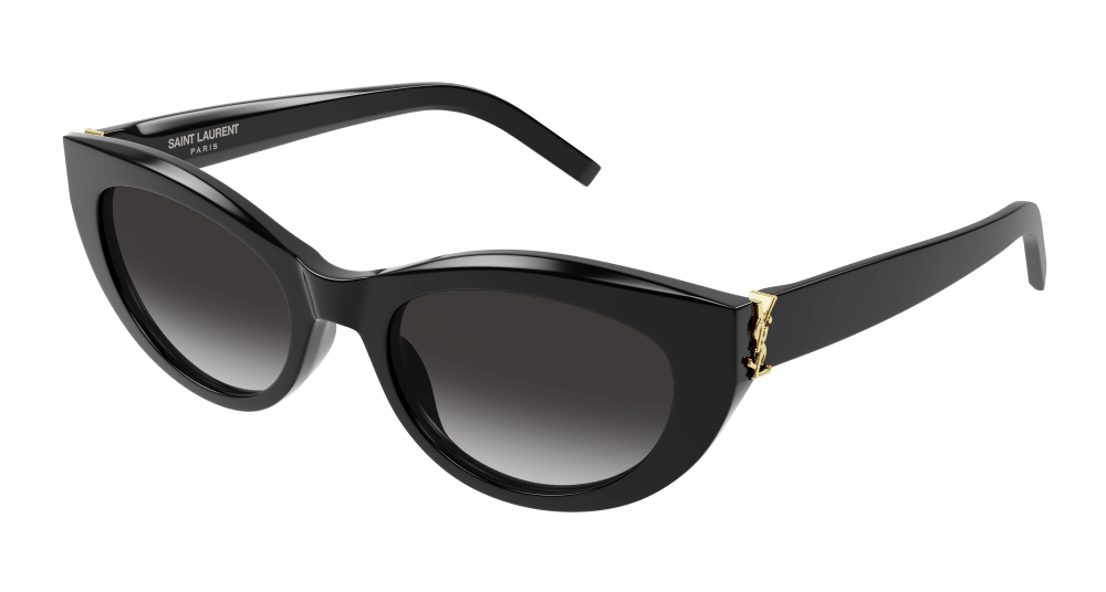 SAINT-LAURENT-SLM115/S 002 BLACK 54*20, Negro, hi-res image number 0