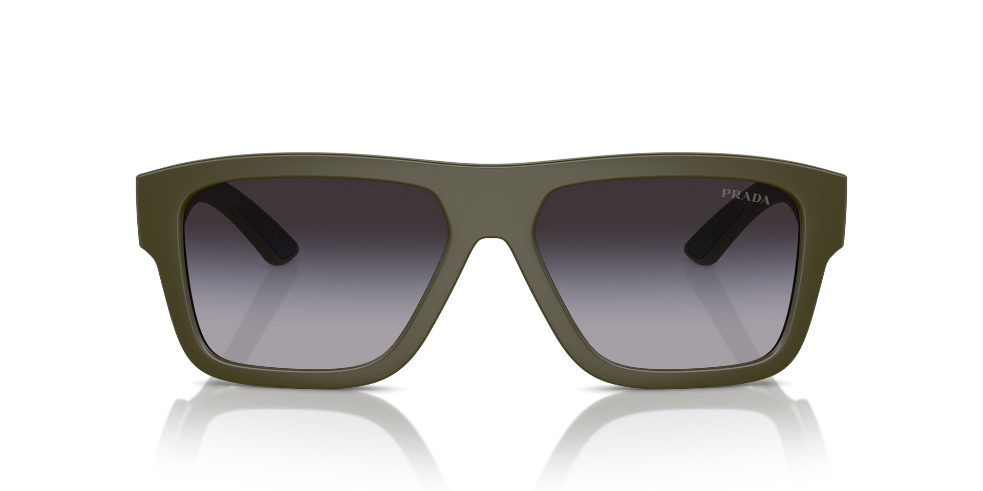 PRADA-SPORT-04ZS/S 15X09U GREEN MILITARY MATTE(GREY GRADIENT 56*16, Verde mate, hi-res image number 1