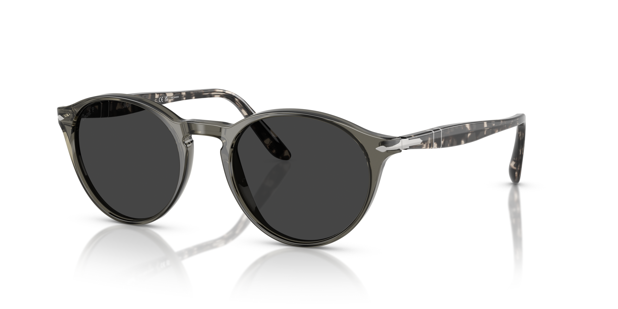 PERSOL-3092SM/S 121948 SMOKE(POLAR BLACK 50*19, Gris, hi-res image number 0
