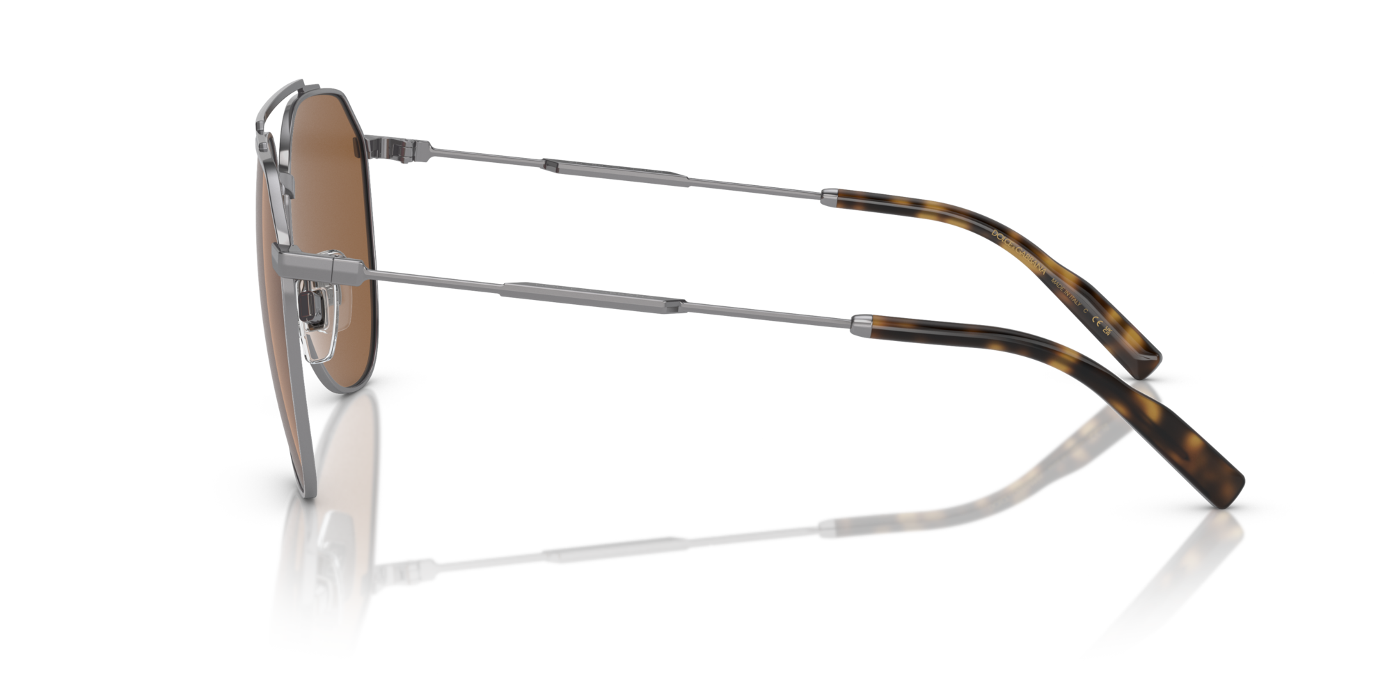 GABBANA-2296/S 04/73 GUNMETAL(BROWN 58*15, , hi-res image number 2