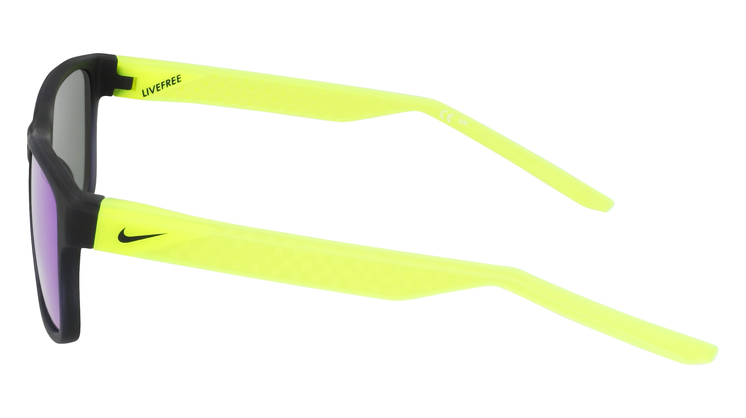 NIKE-LIVEFREE-CLASSIC-EV24011/S 003 MATTE GRIDIRON / GREEN MIRROR 53*17, Negro | Amarillo, hi-res image number 2
