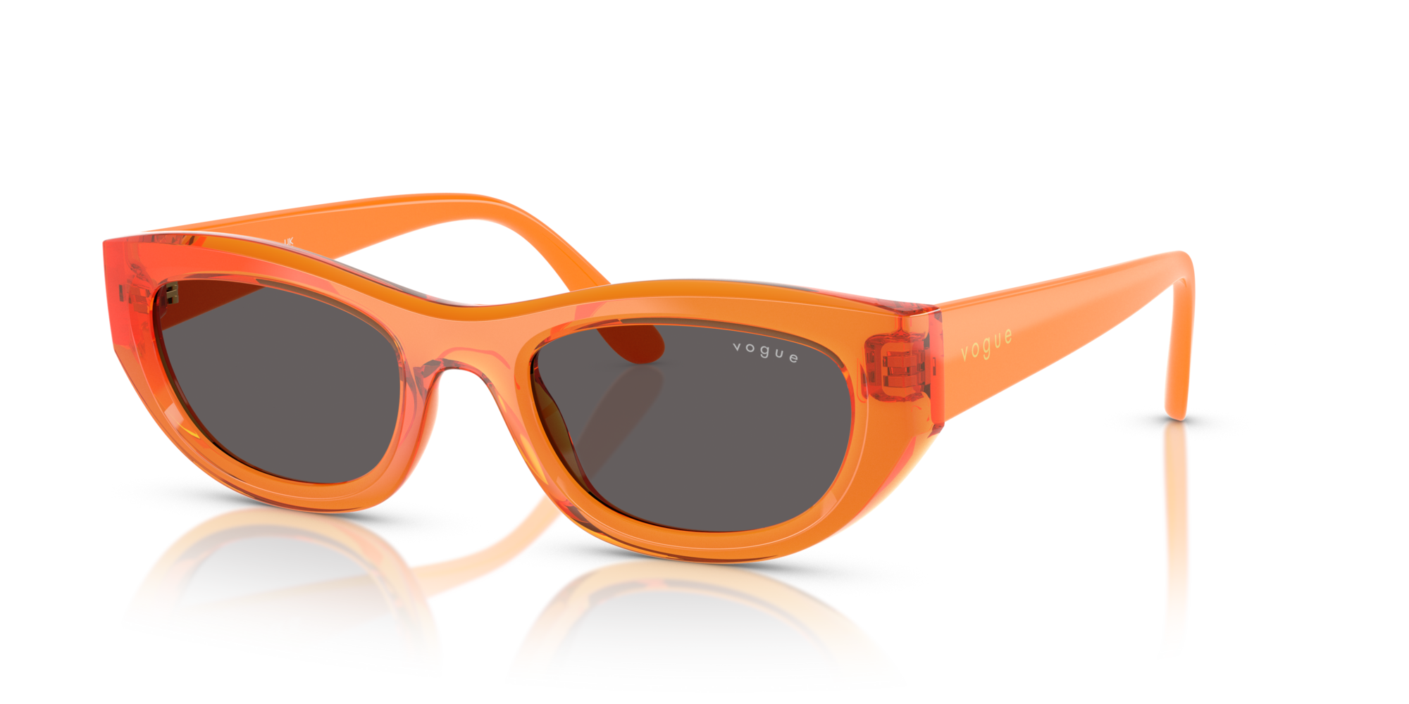 VOGUE-5616S/S 318287 TRANSPARENT ORANGE 51*21, , hi-res image number 0