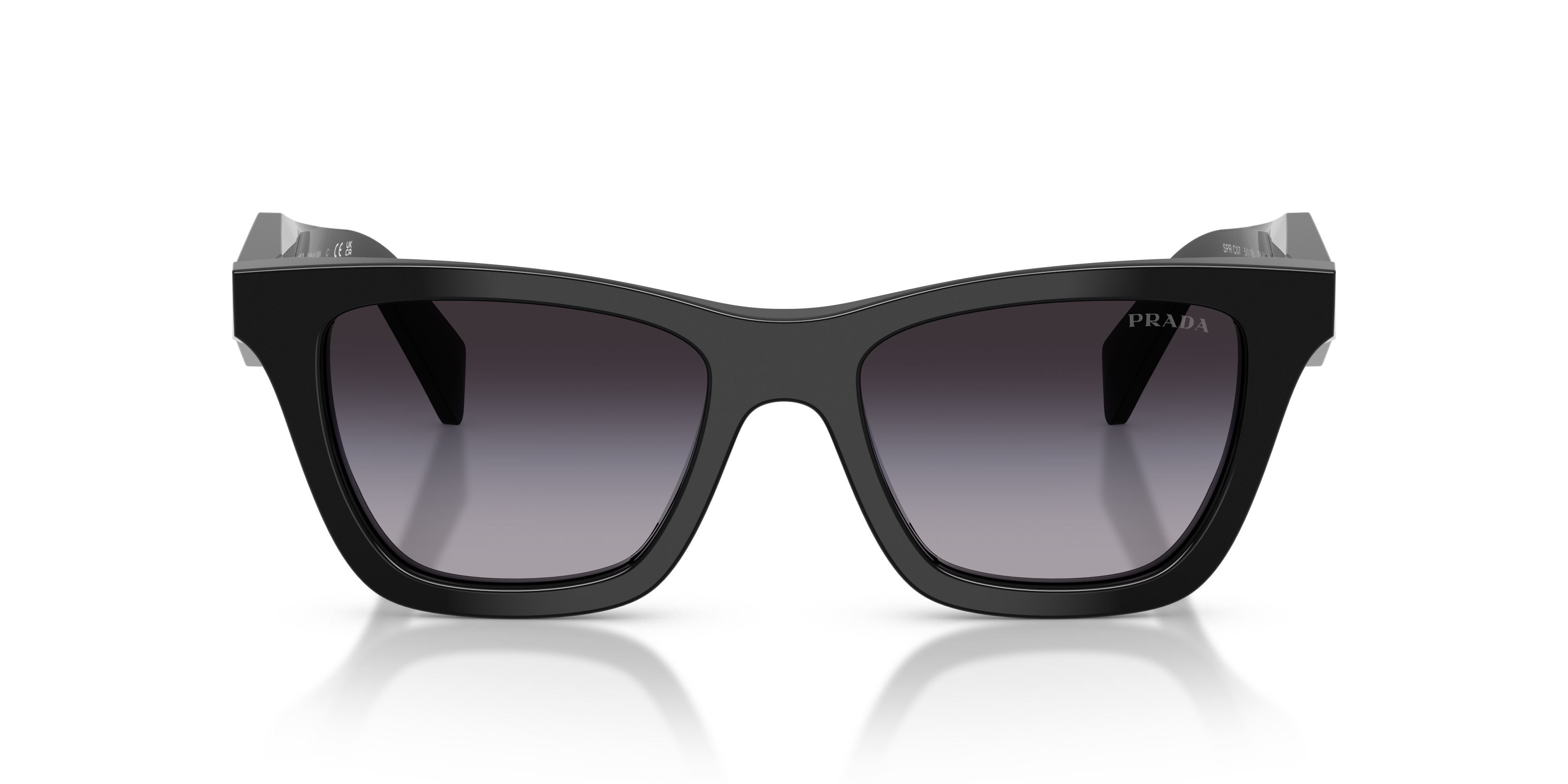PRADA- C07S/S 16K90A BLACK(GREY GRADIENT 51*18, , hi-res image number 1