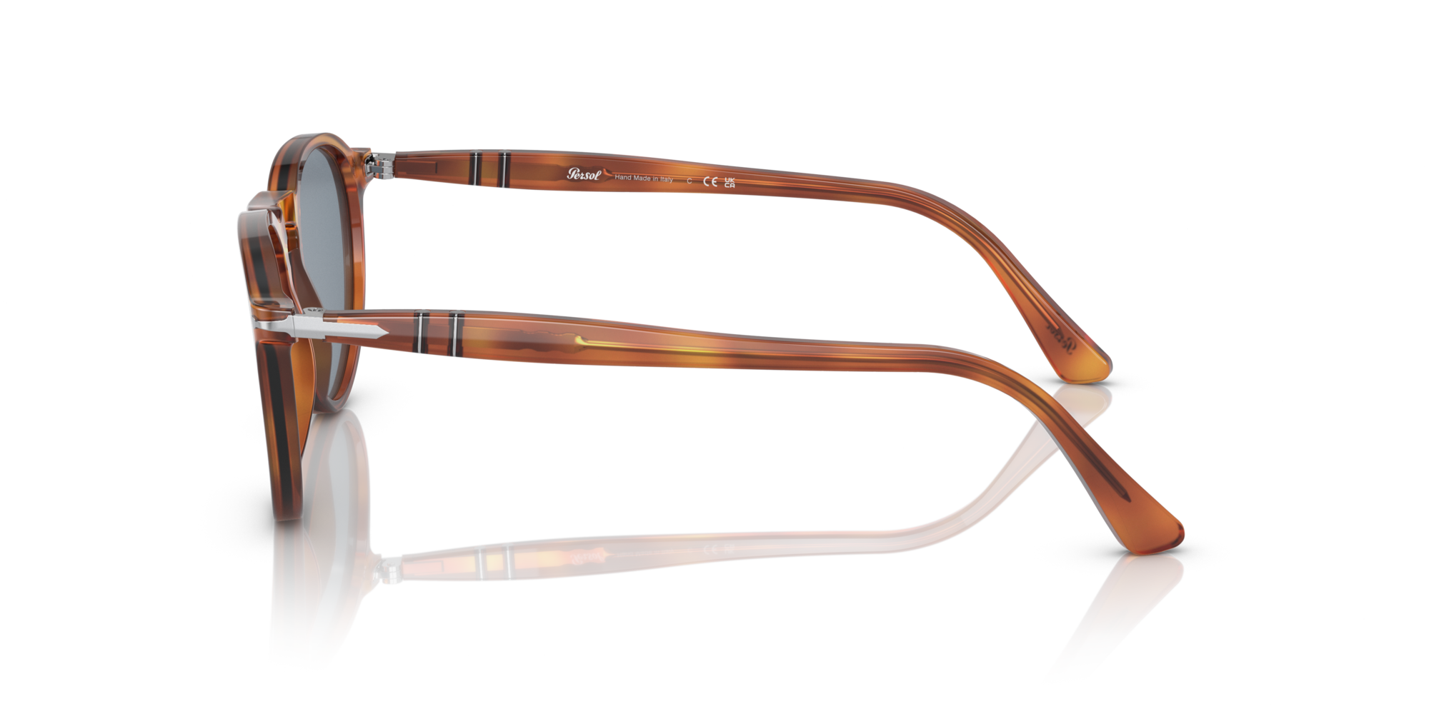 PERSOL-3286S/S 96/56 TERRA DI SIENA LIGHT BLUE 51*19, Terra di siena, hi-res image number 2
