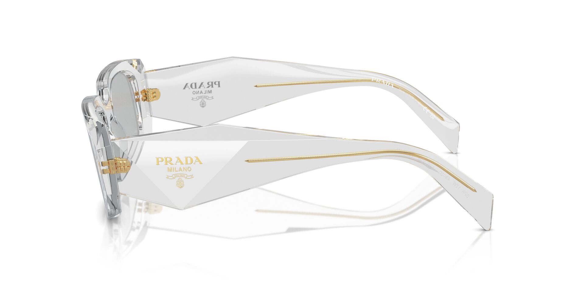 PRADA-17WS/S 12R30B TRANSPARENT GREY(LIGHT GREY 49*20, Gris transparente, hi-res image number 2