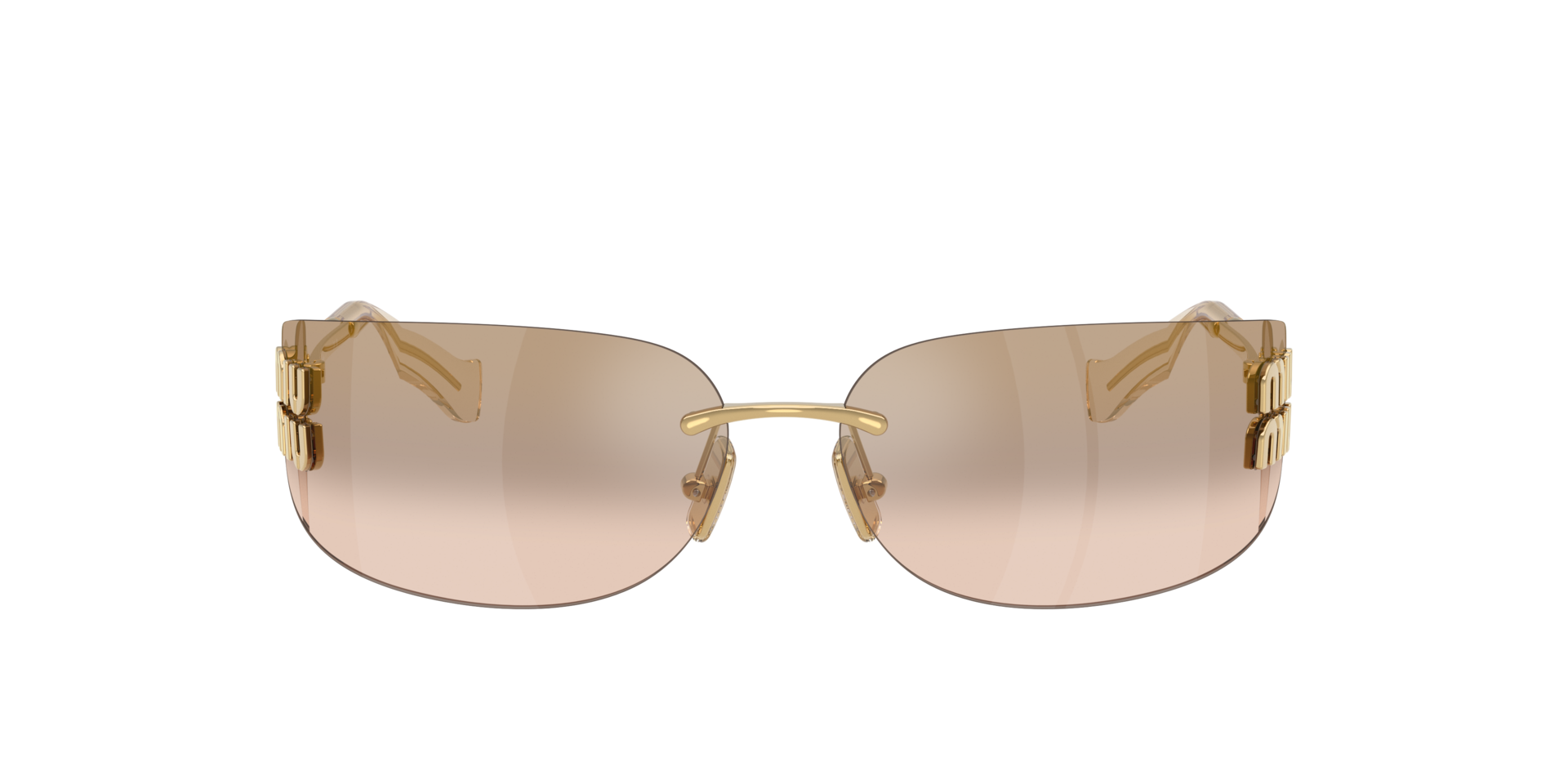 MIUMIU-A51S/S 5AK20P GOLD 75*14, Dorado, hi-res image number 1