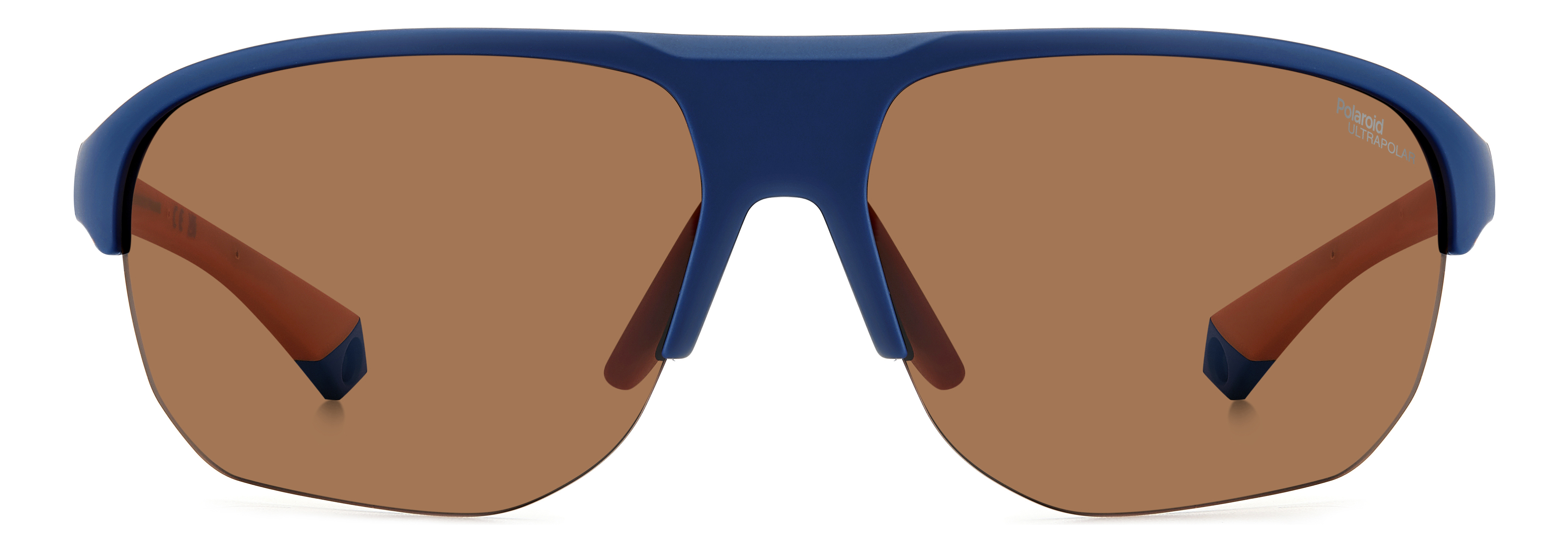 POLAROID-7059/S FLL*47 MATTE BLUE(BROWN POLAR HIGH CONTRAST 70*9, Azul mate, hi-res image number 1