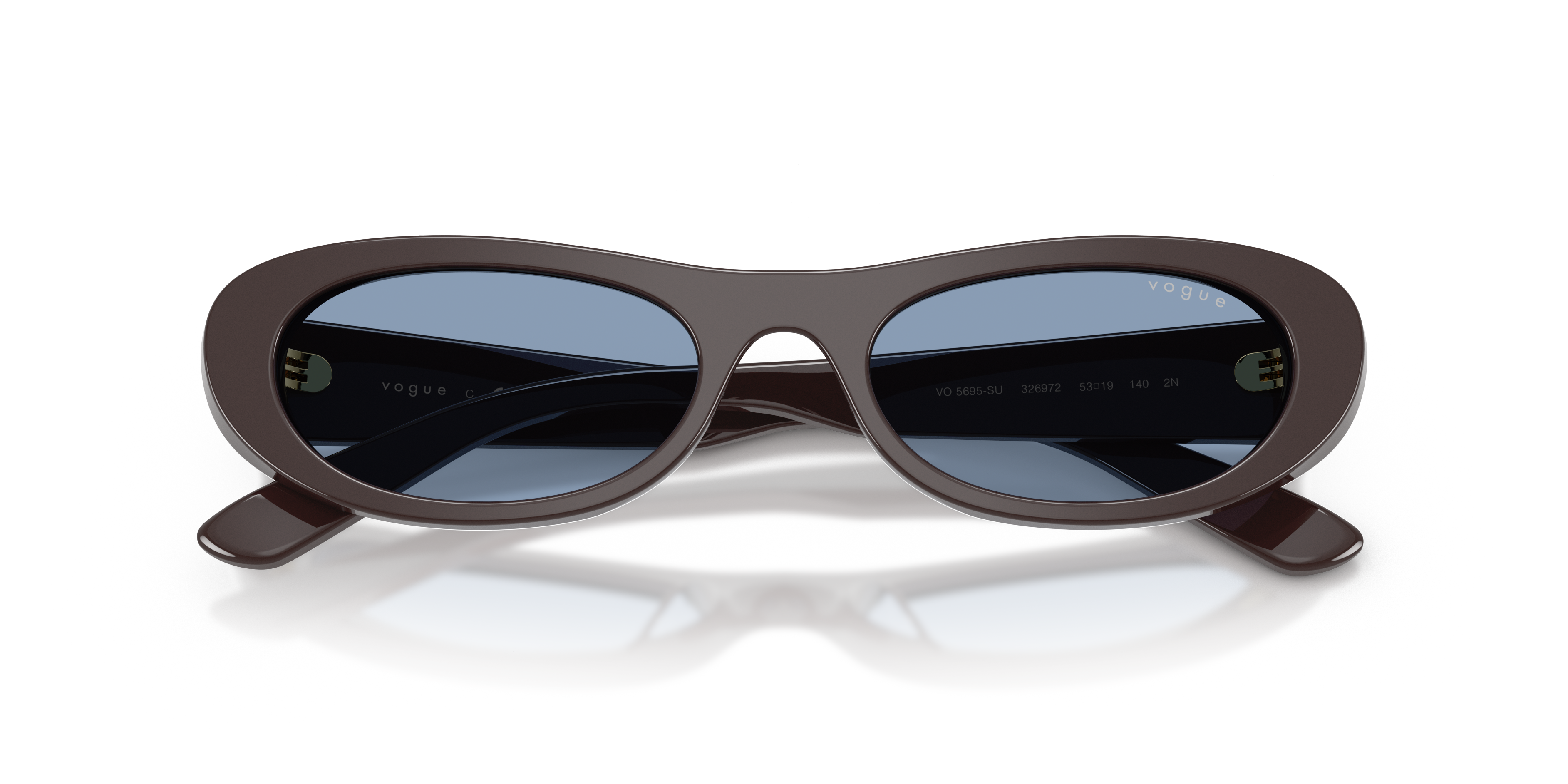 VOGUE-5695SU/S 326972 FULL MOKA(LIGHT BLUE 53*19, , hi-res image number 5