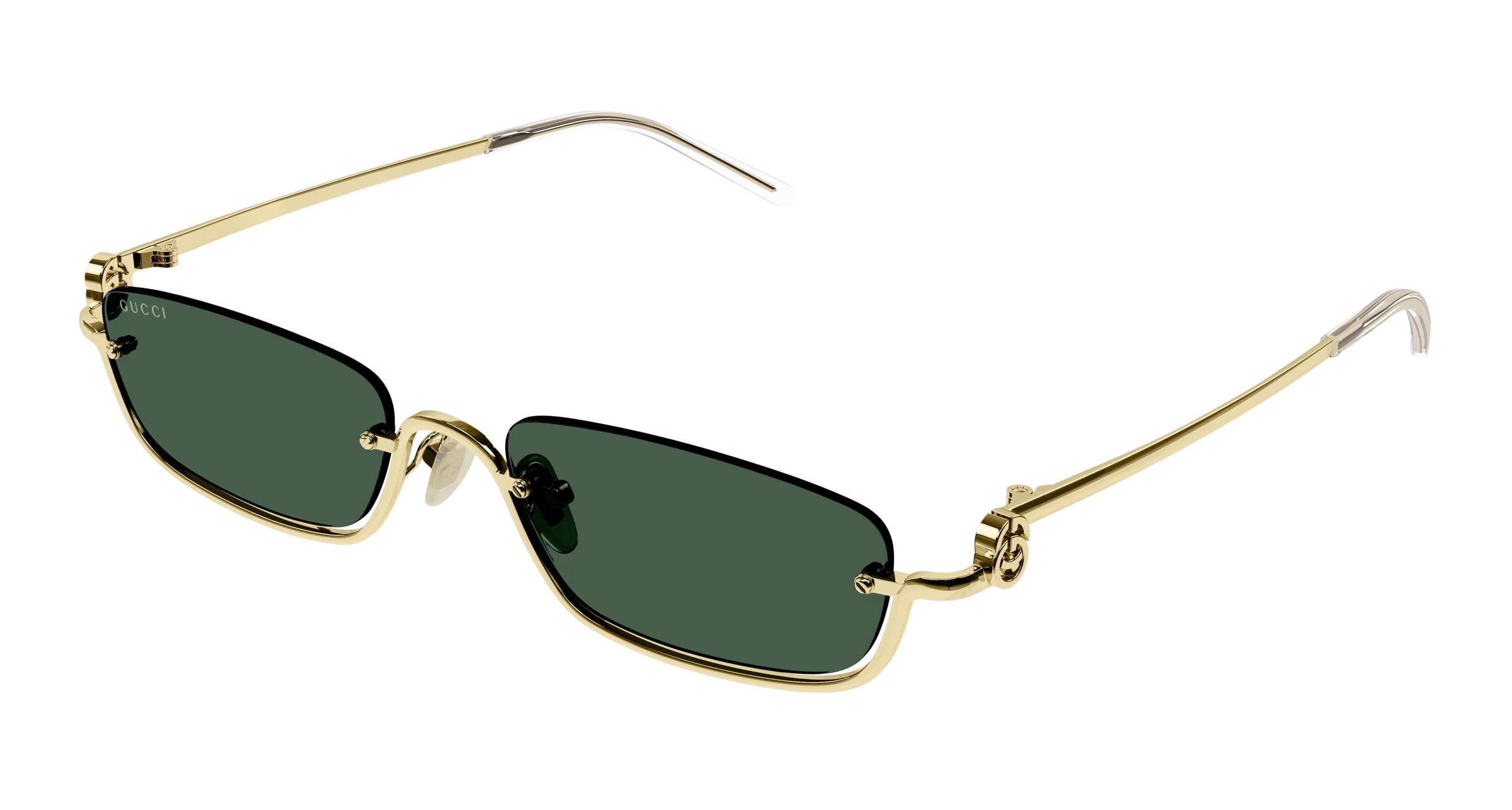 GUCCI-1278S/S 002 GOLD(GREEN 55*19, , hi-res image number 0
