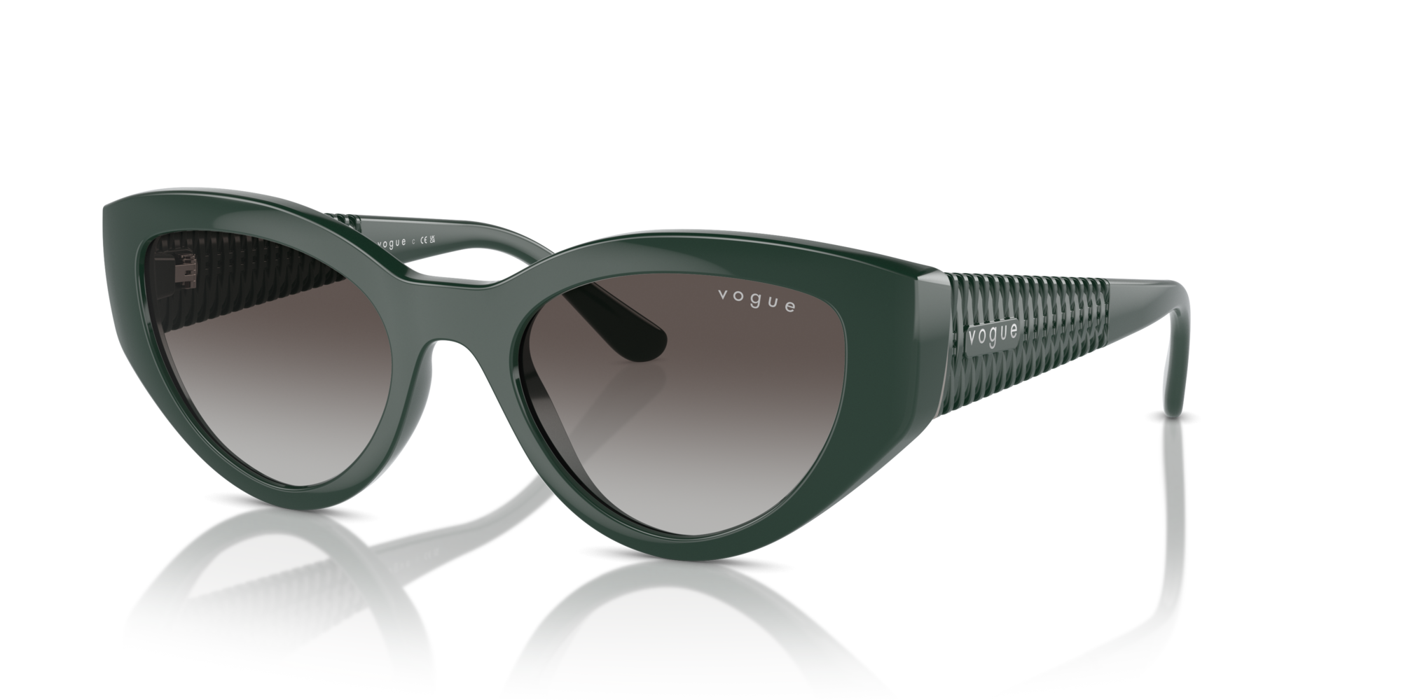 VOGUE-5566/S 31228G FULL DARK GREEN(GREY GRADIENT BLACK 52*20, , hi-res image number 0