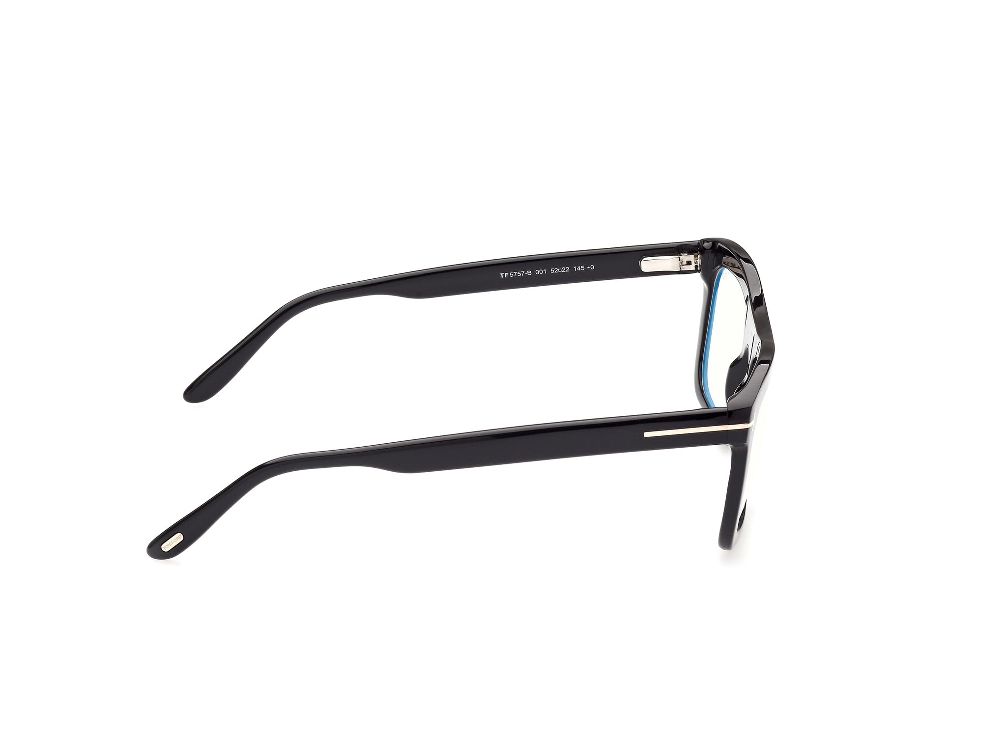 TOMFORD-5757B/G 001 shiny black 52*22, Negro, hi-res image number 7