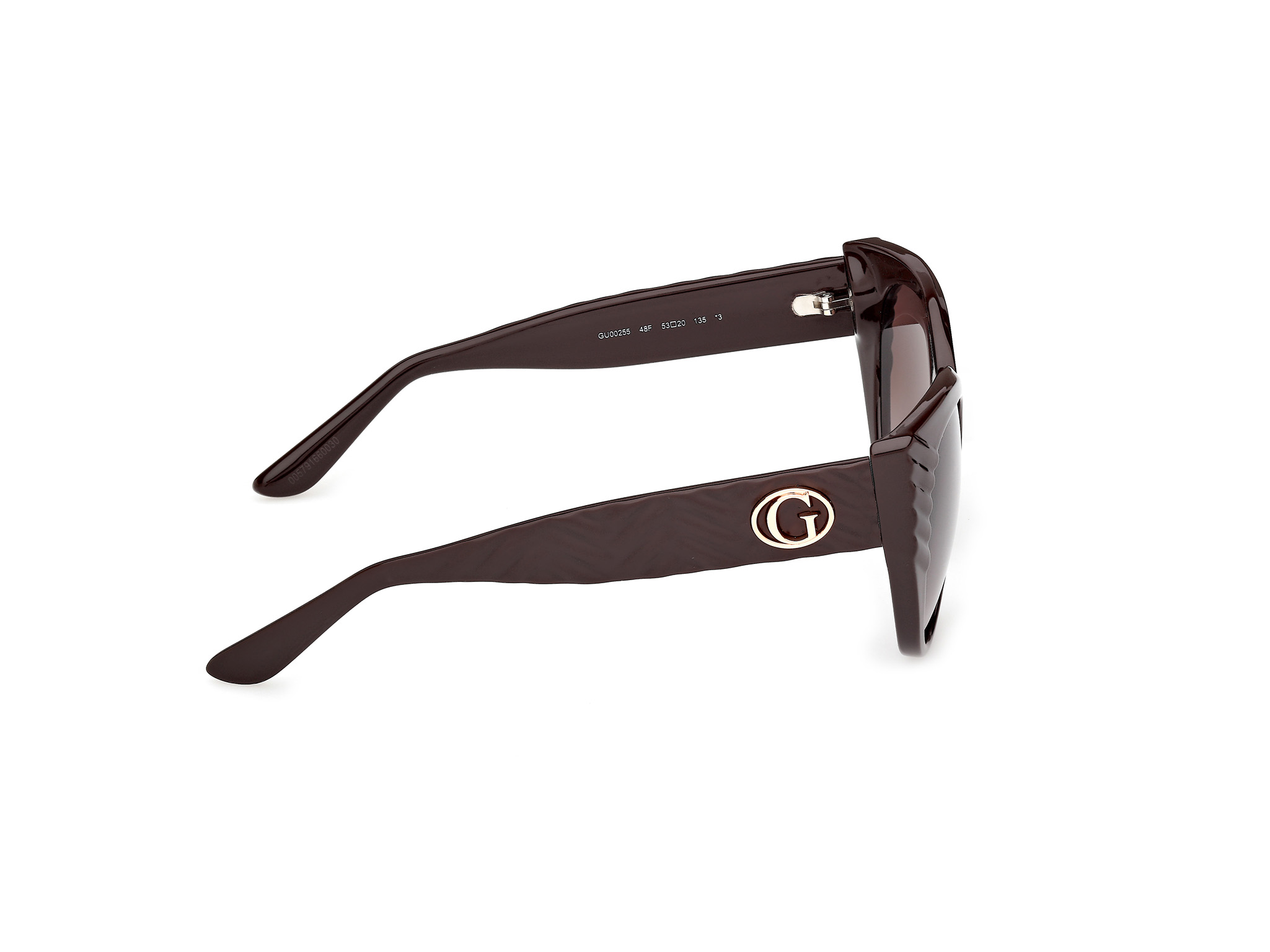 GUESS-00255/S 48F shiny dark brown 53*20, Marr&oacute;n, hi-res image number 5