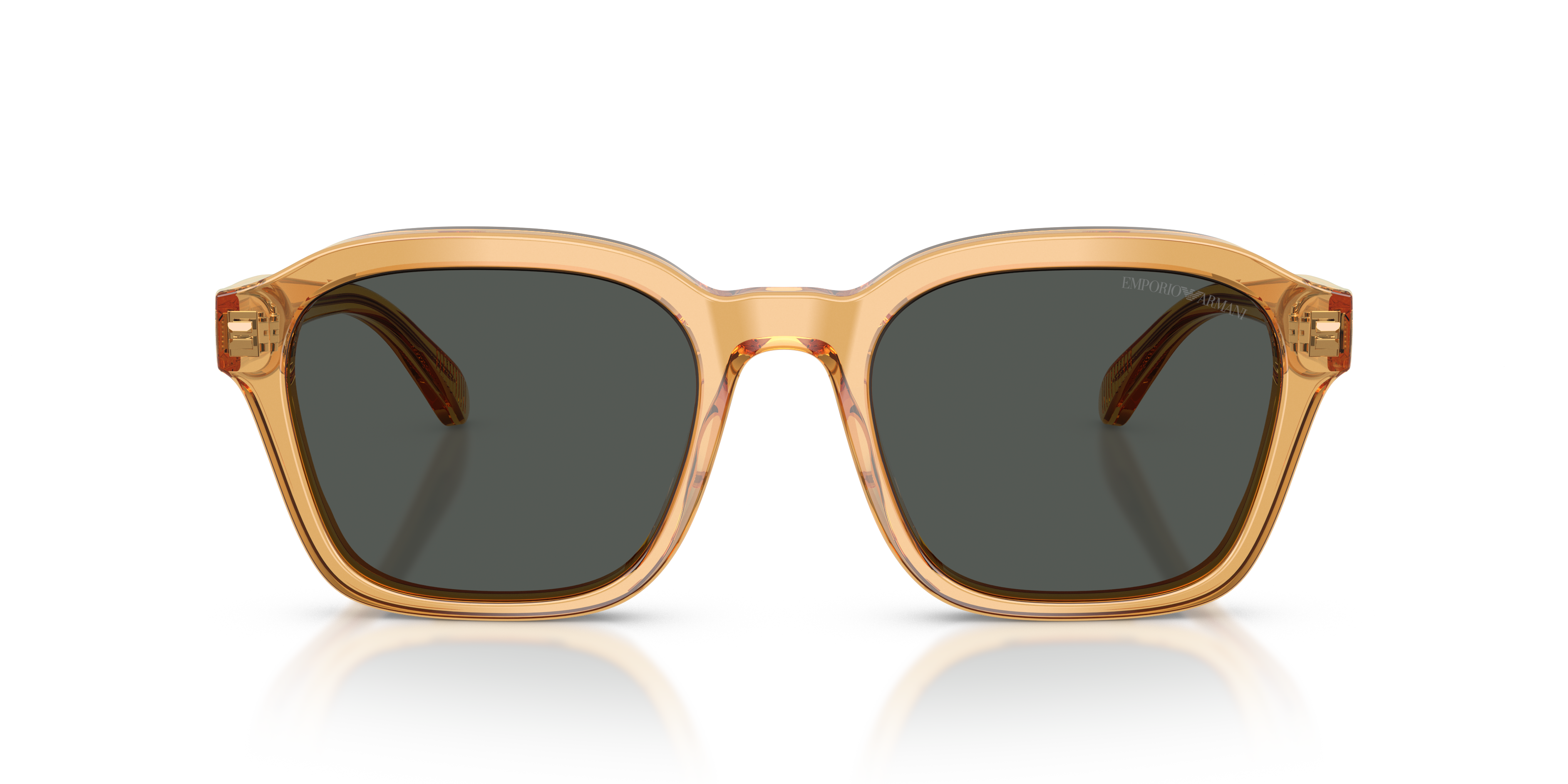 EMPORIO-4245U/S 624687 SHINY TRANSPARENT YELLOW(DARK GREY 54*21, , hi-res image number 1