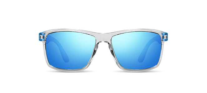 KYPERS-COSMOPOLITAN/S COSM006 CRYSTAL BLUE TEMPLE-BLUE REVO MIRROR 56*15, Transparente | Azul, hi-res image number 1
