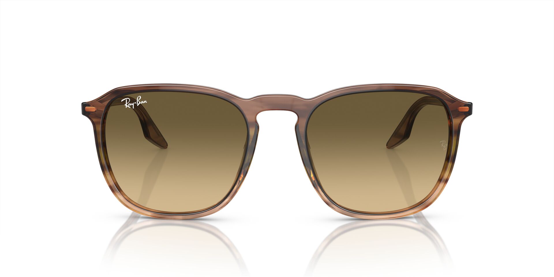 RB-2203 13920A STRIPED BROWN GRADIENT GREEN(BROWN VINTAGE DEG.BLACK 55*20, Marrón | Verde, hi-res image number 1