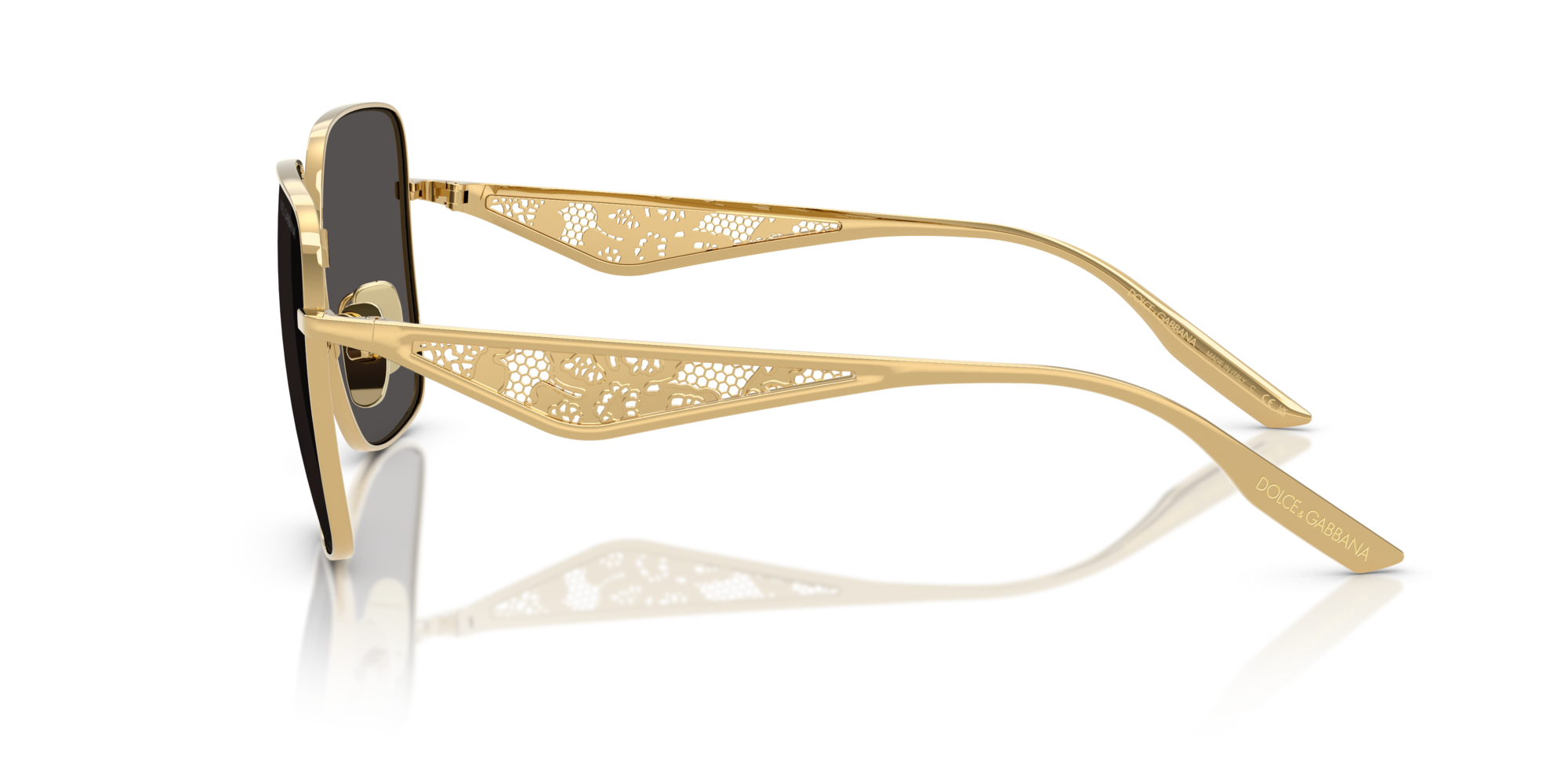 GABBANA-2310/S 02/87 GOLD(DARK GREY 57*16, , hi-res image number 2