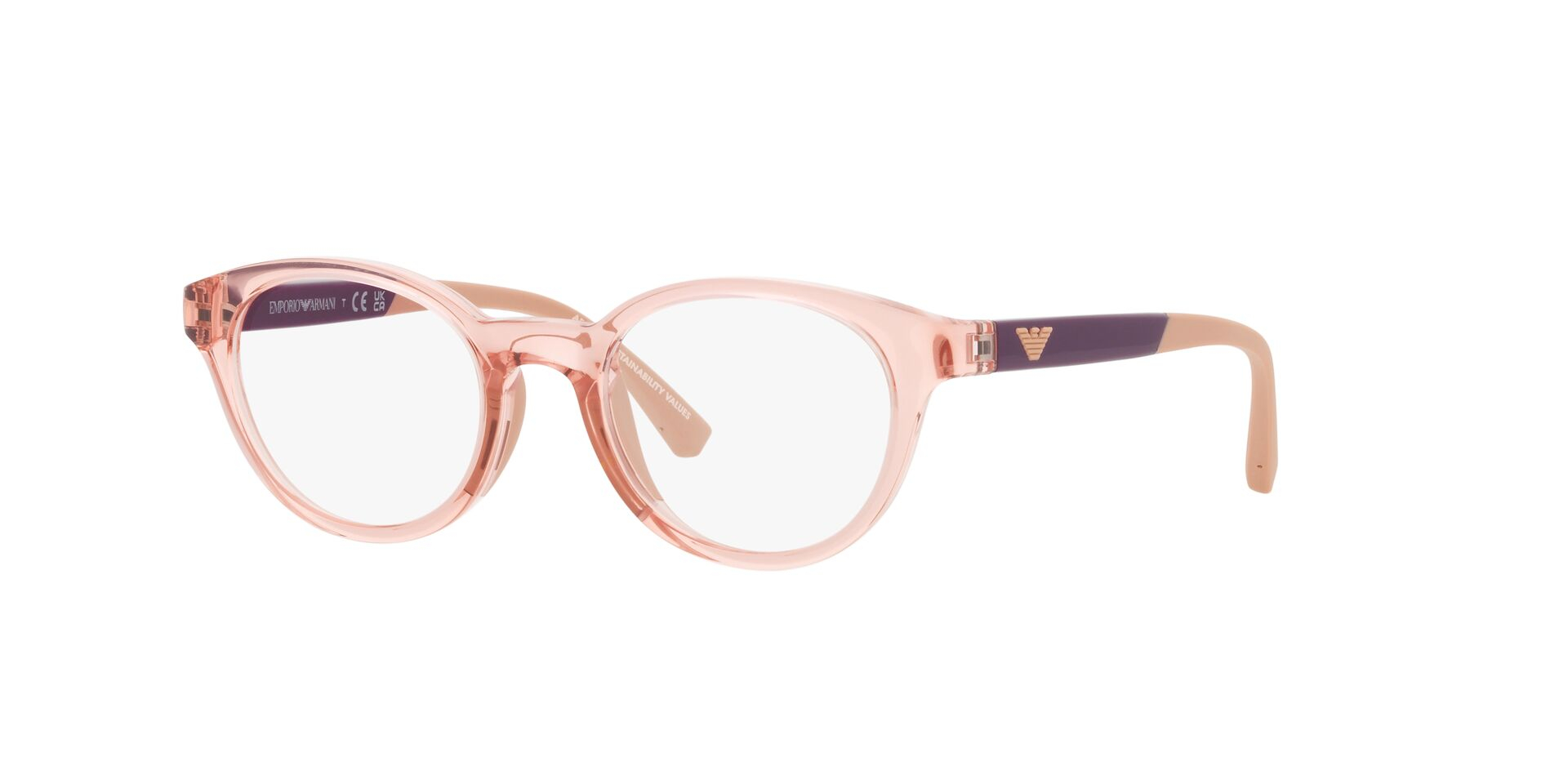 EMPORIO-KIDS-3205/G 5544 SHINY TRANSPARENT PINK 46*18, Rosa-Transparente, hi-res image number 0