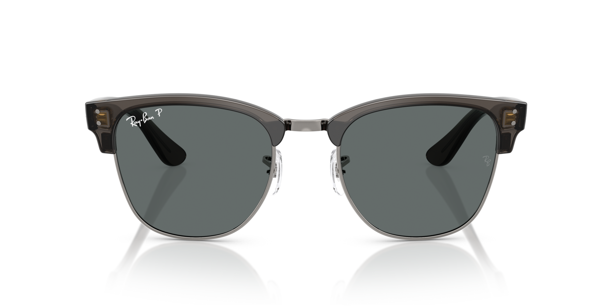 RB-R0504S 670781 TRASP. DARK GREY ON GUNMETAL(POLAR DARK GREY 51*21, Gris transparente | Gris, hi-res image number 1