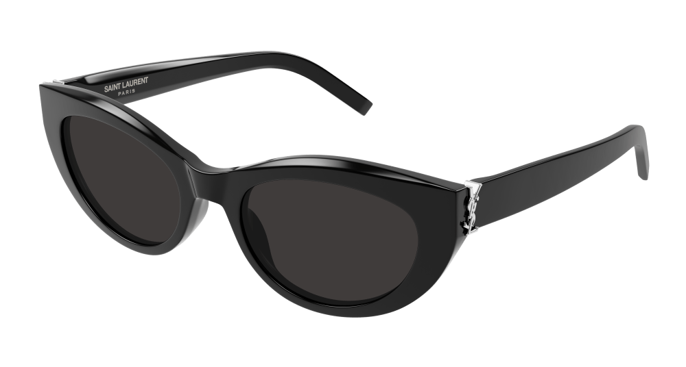 SAINT-LAURENT-SLM115/S 001 BLACK 54*20, Negro, hi-res image number 0