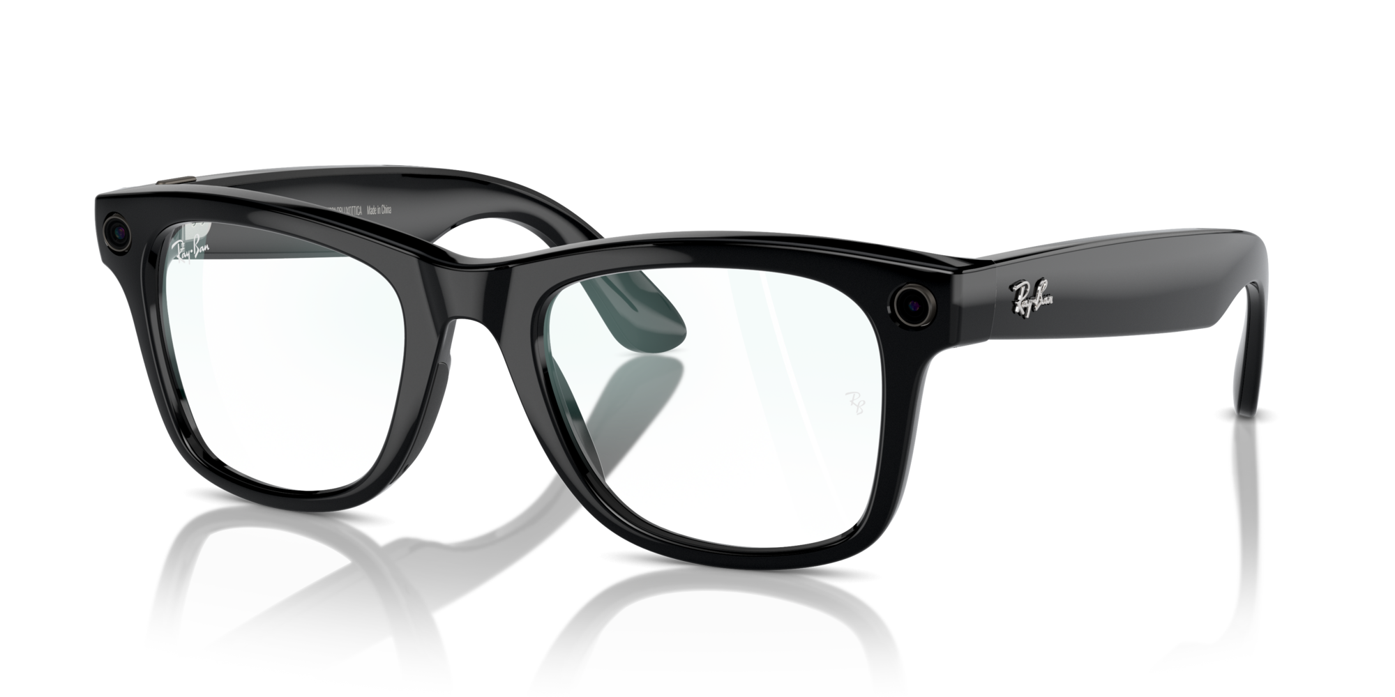 RB-META-4008 601/SB SHINY BLACK(CLEAR 53*22, Negro, hi-res image number 0