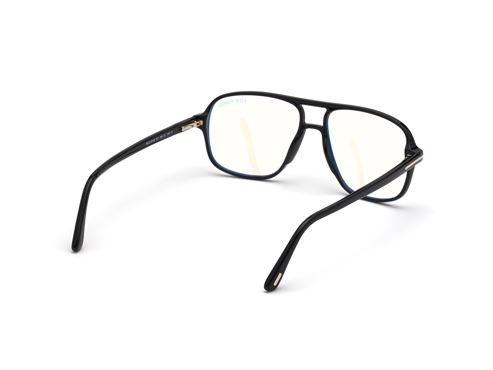 TOMFORD-5737B/G 001 shiny black+Filtro azul 56*15, Negro, hi-res image number 3