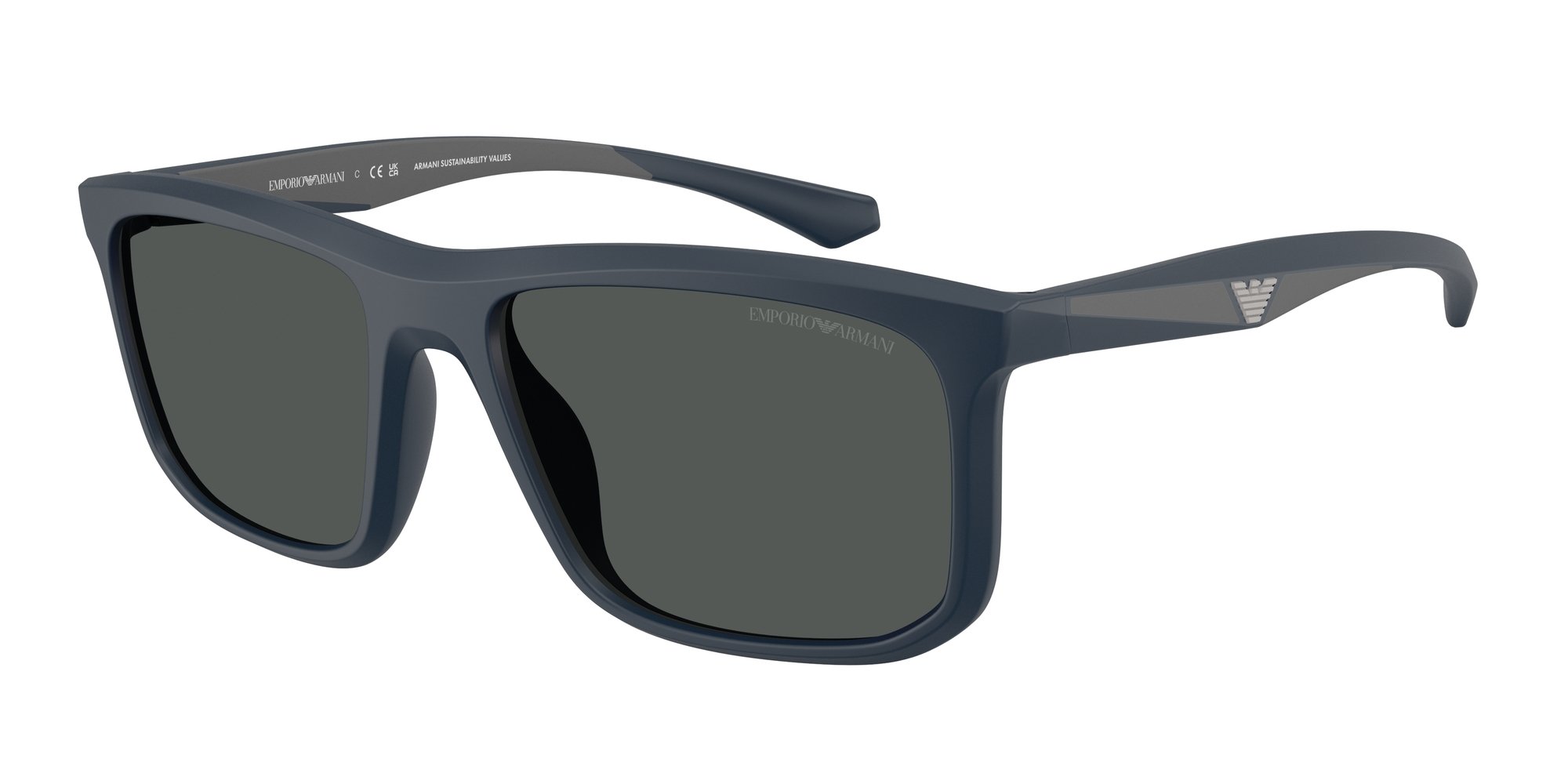 EMPORIO-4234U/S 618587 MATTE BLUE(DARK GREY 57*18, , hi-res image number 0