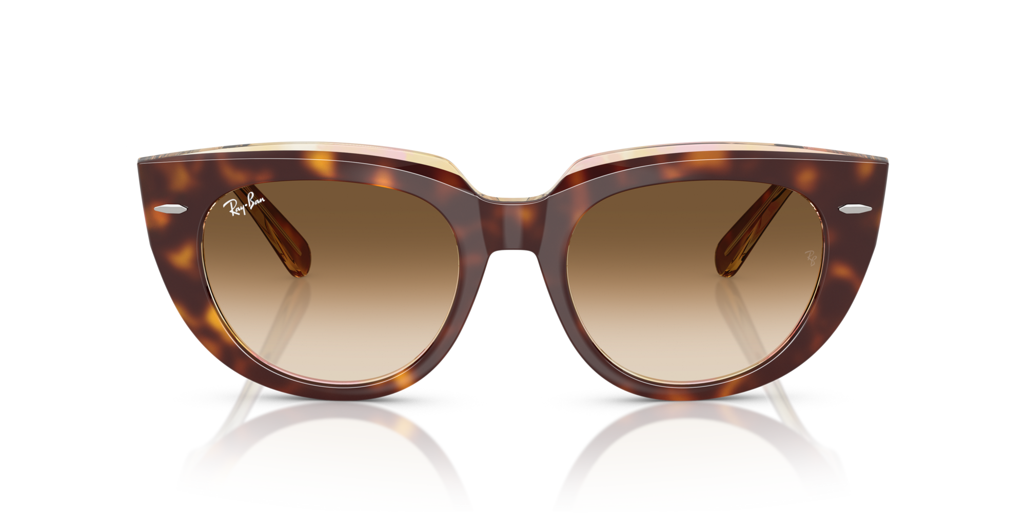 RB-2286 141451 LIGHT HAVANA ON TRANSP. MULTI(CLEAR GRADIENT BROWN 49*20, Havana, hi-res image number 1