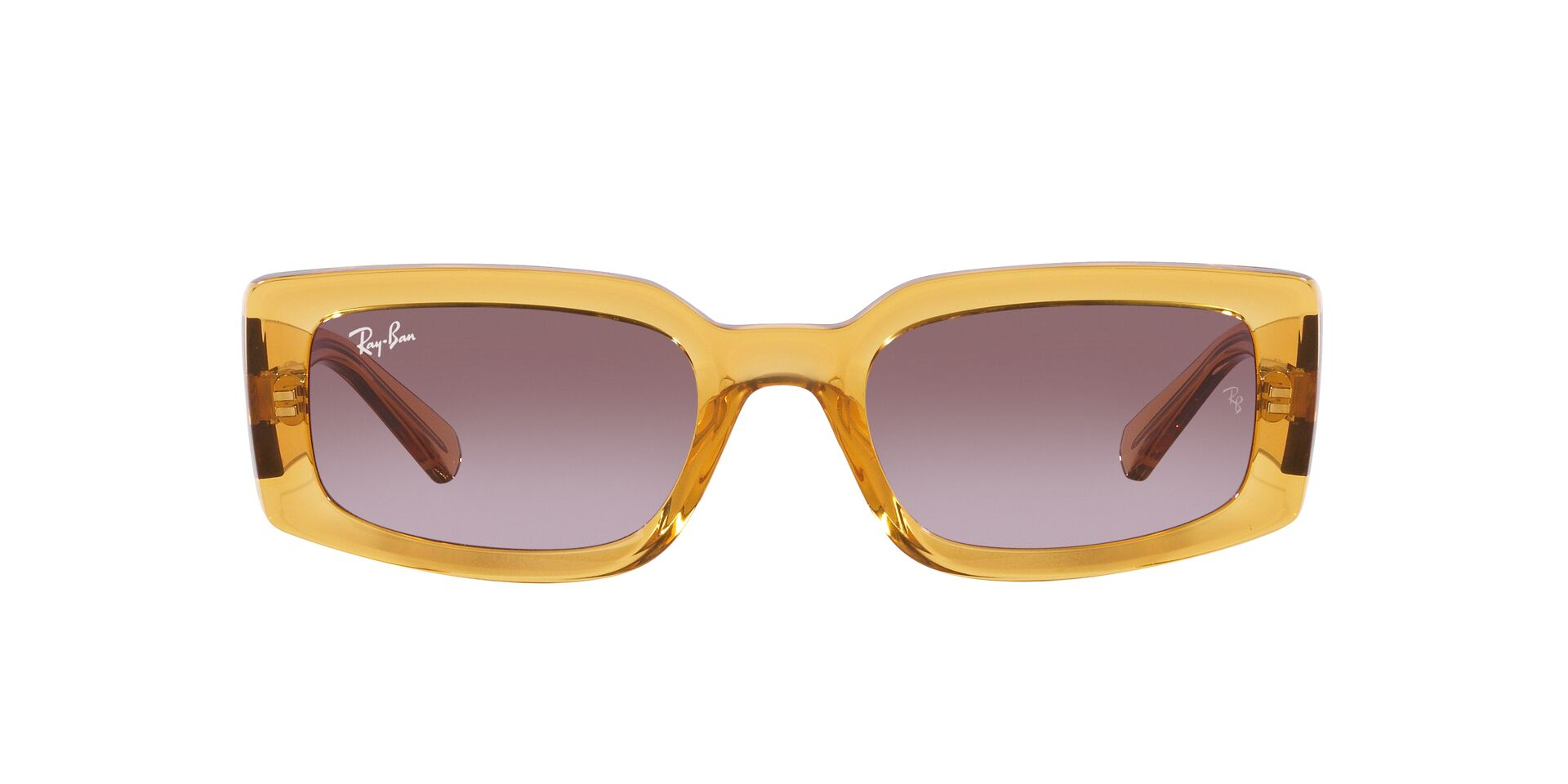 RB-4395 66828H TRANSPARENT YELLOW(GRADIENT VIOLET 54*21, Amarillo, hi-res image number 1